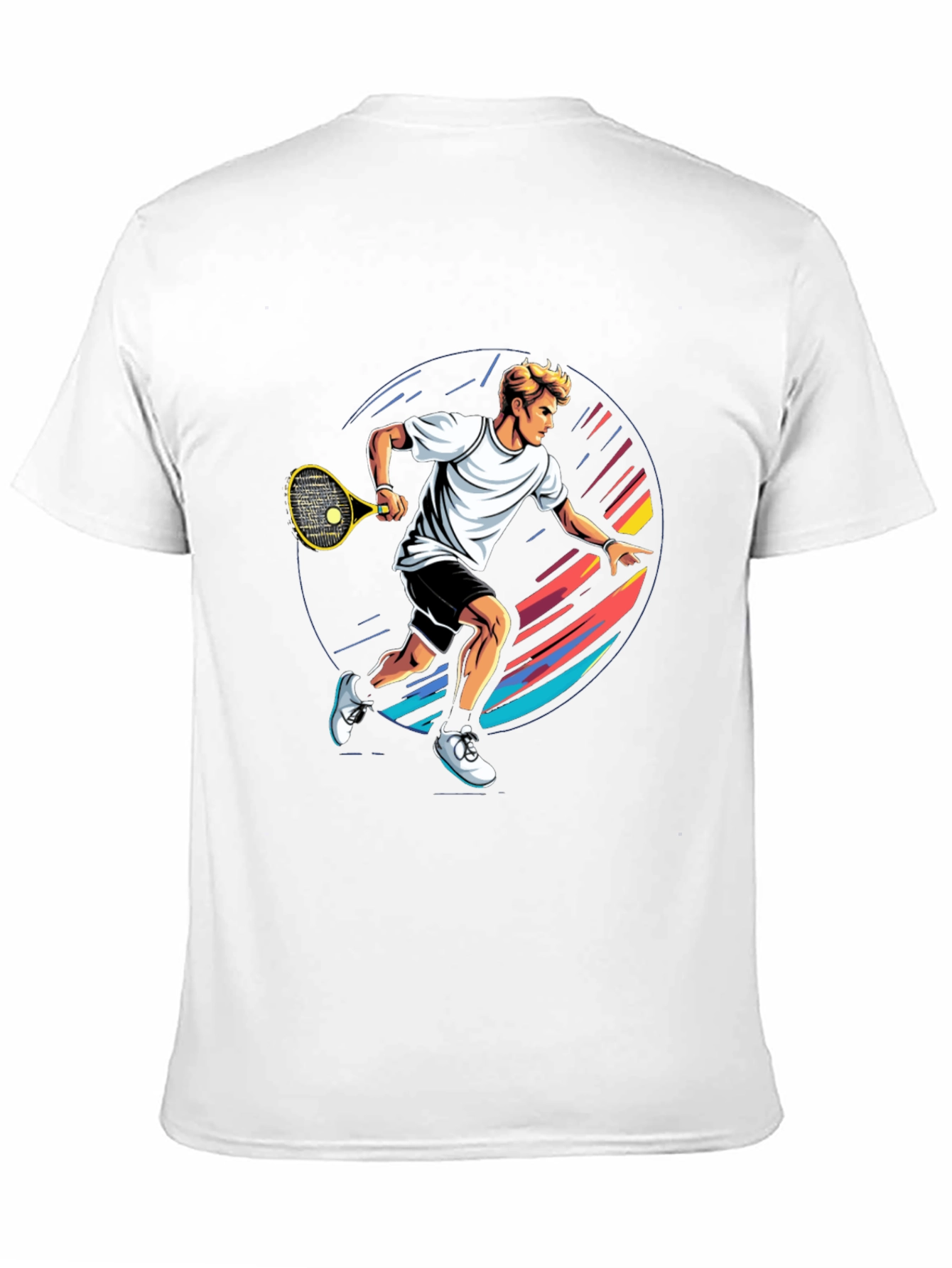 Tennis Player Graphic T-Shirt