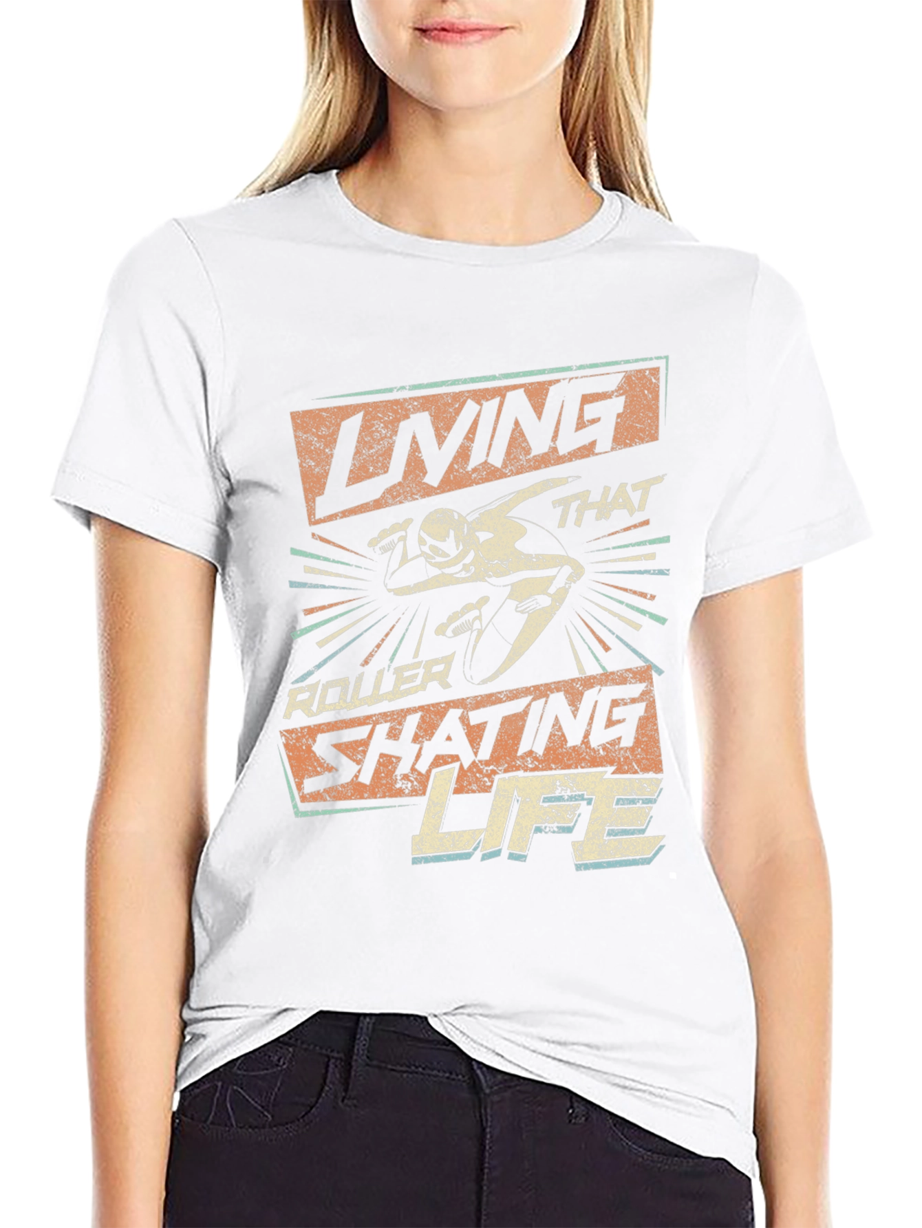 Living That Roller Skating Life T-Shirt