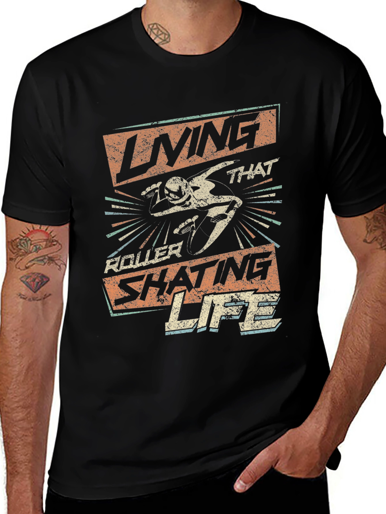 Living That Roller Skating Life T-Shirt