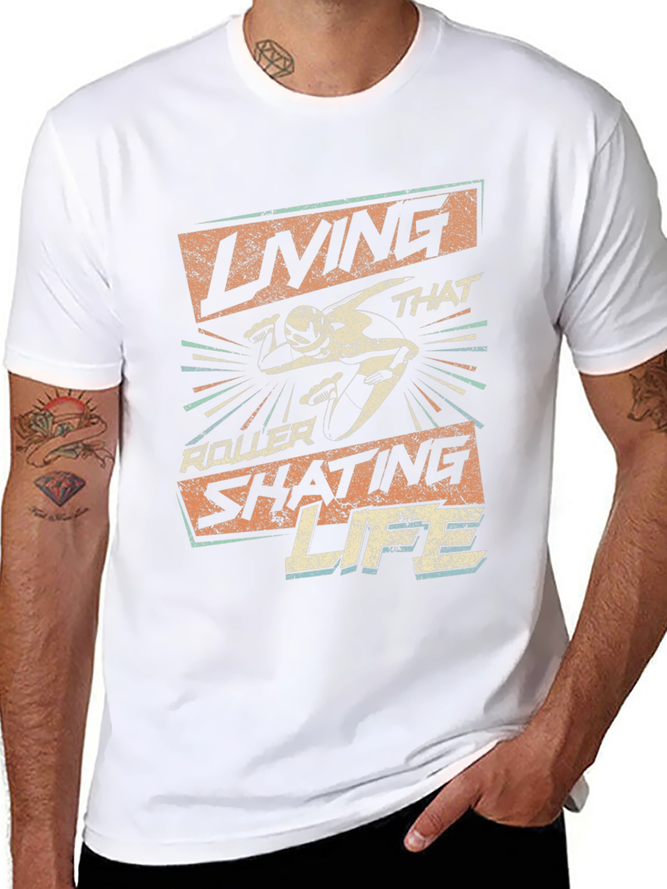 Living That Roller Skating Life T-Shirt