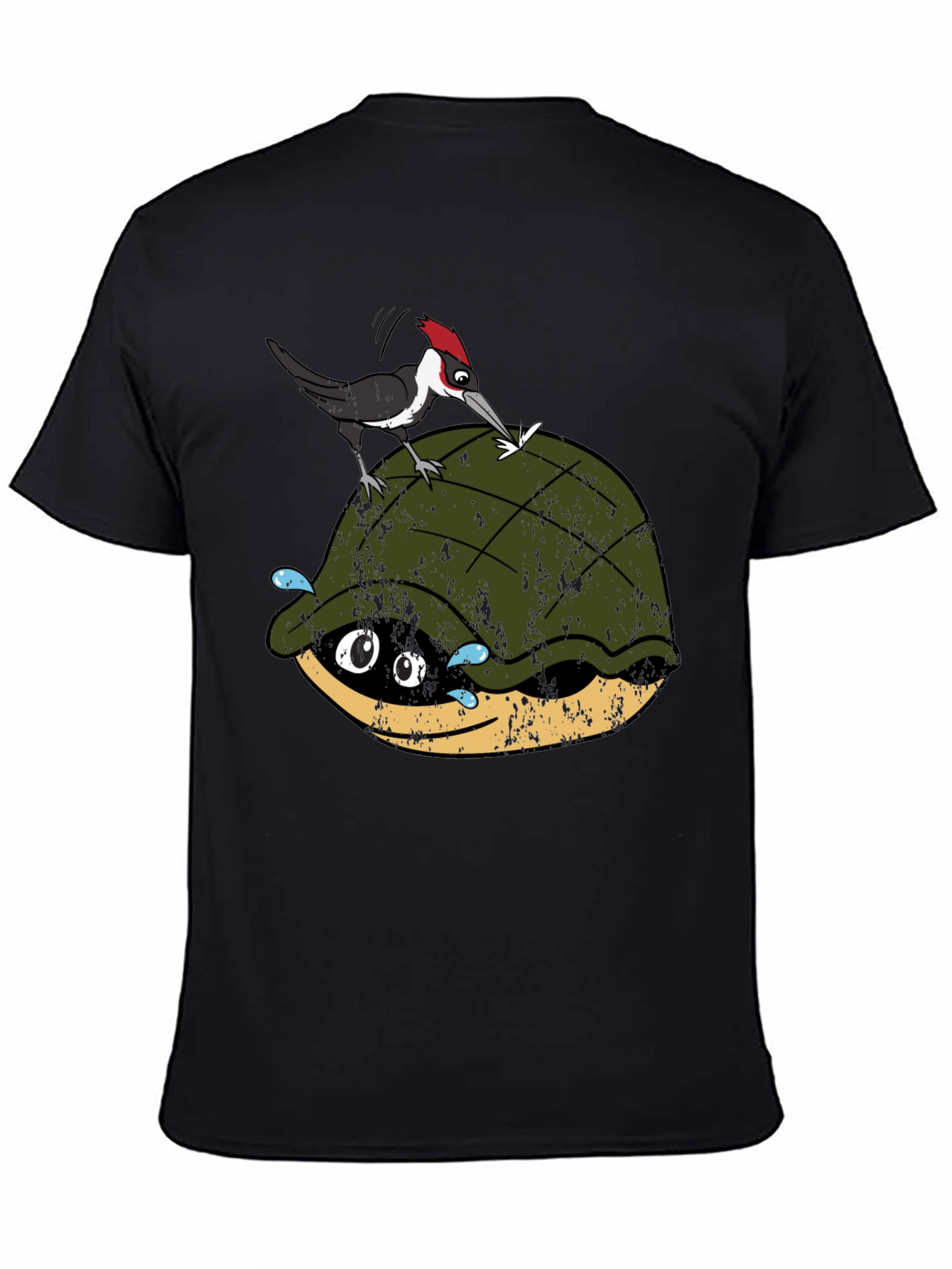 Turtle & Woodpecker Graphic Tee