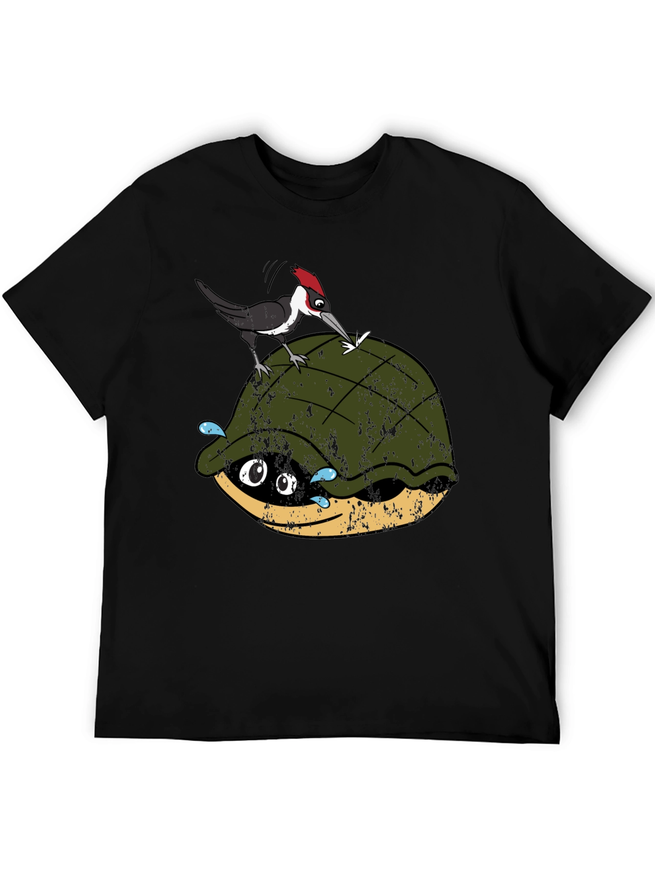 Turtle & Woodpecker Graphic Tee