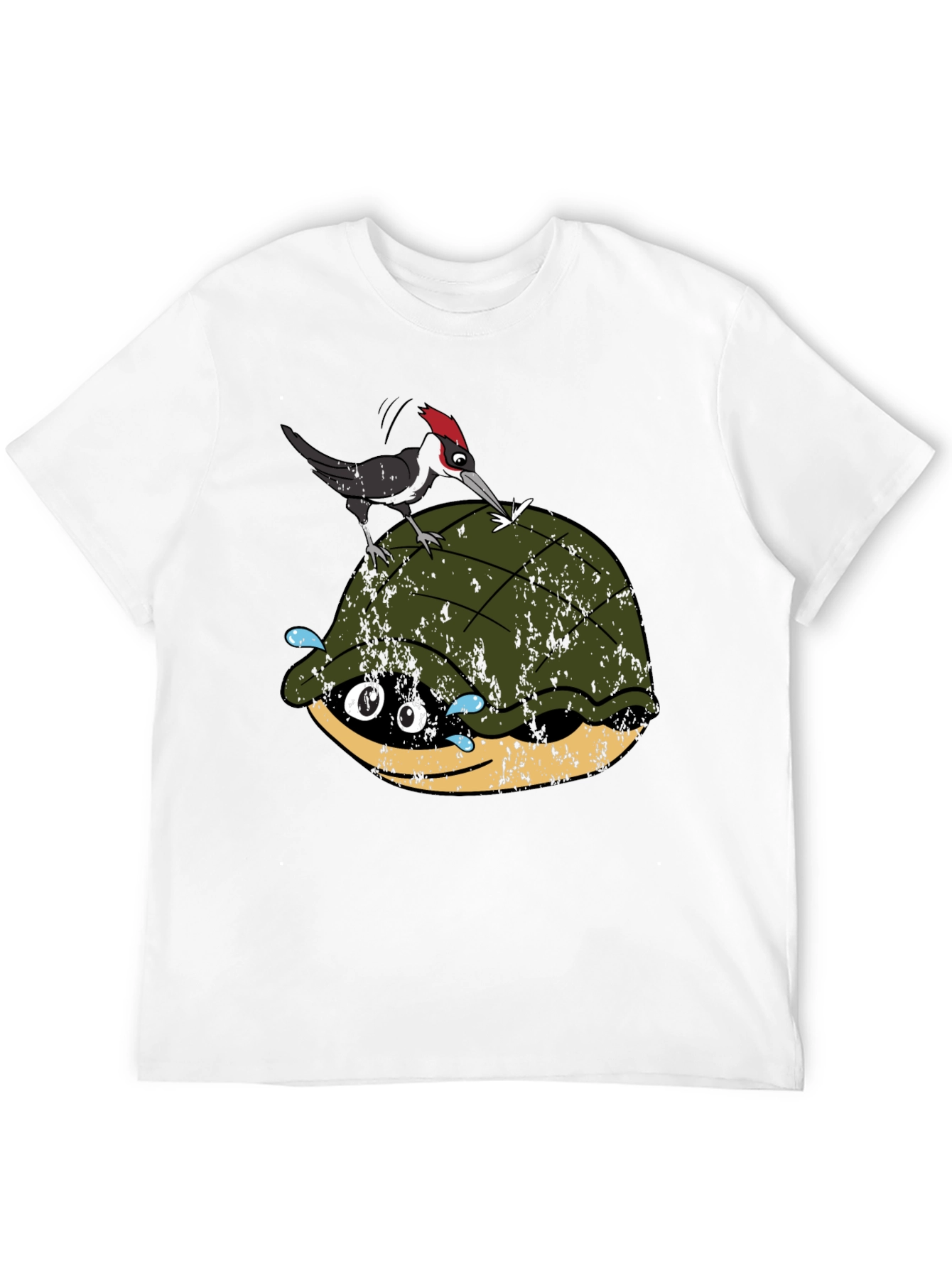 Turtle & Woodpecker Graphic Tee