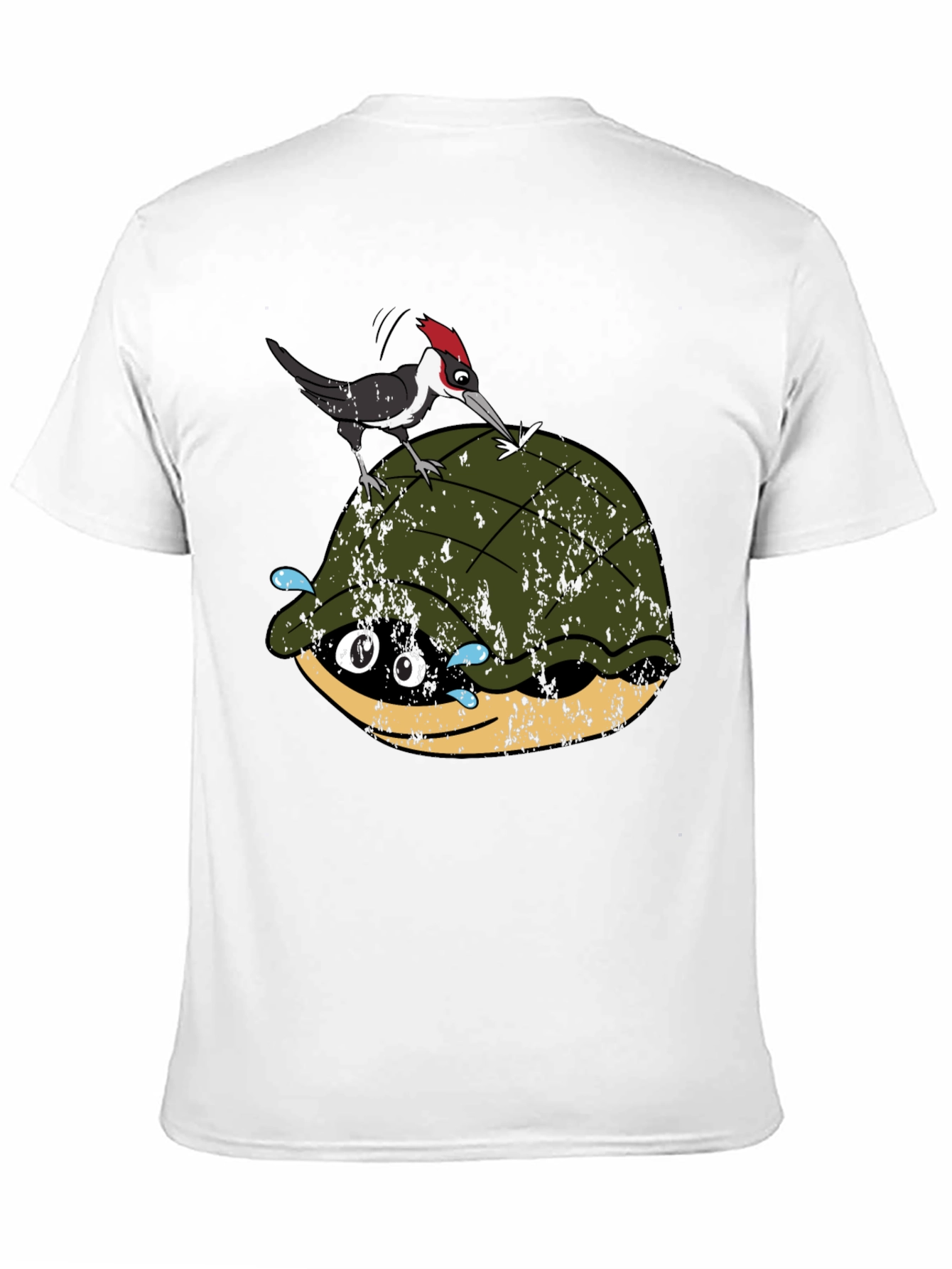 Turtle & Woodpecker Graphic Tee