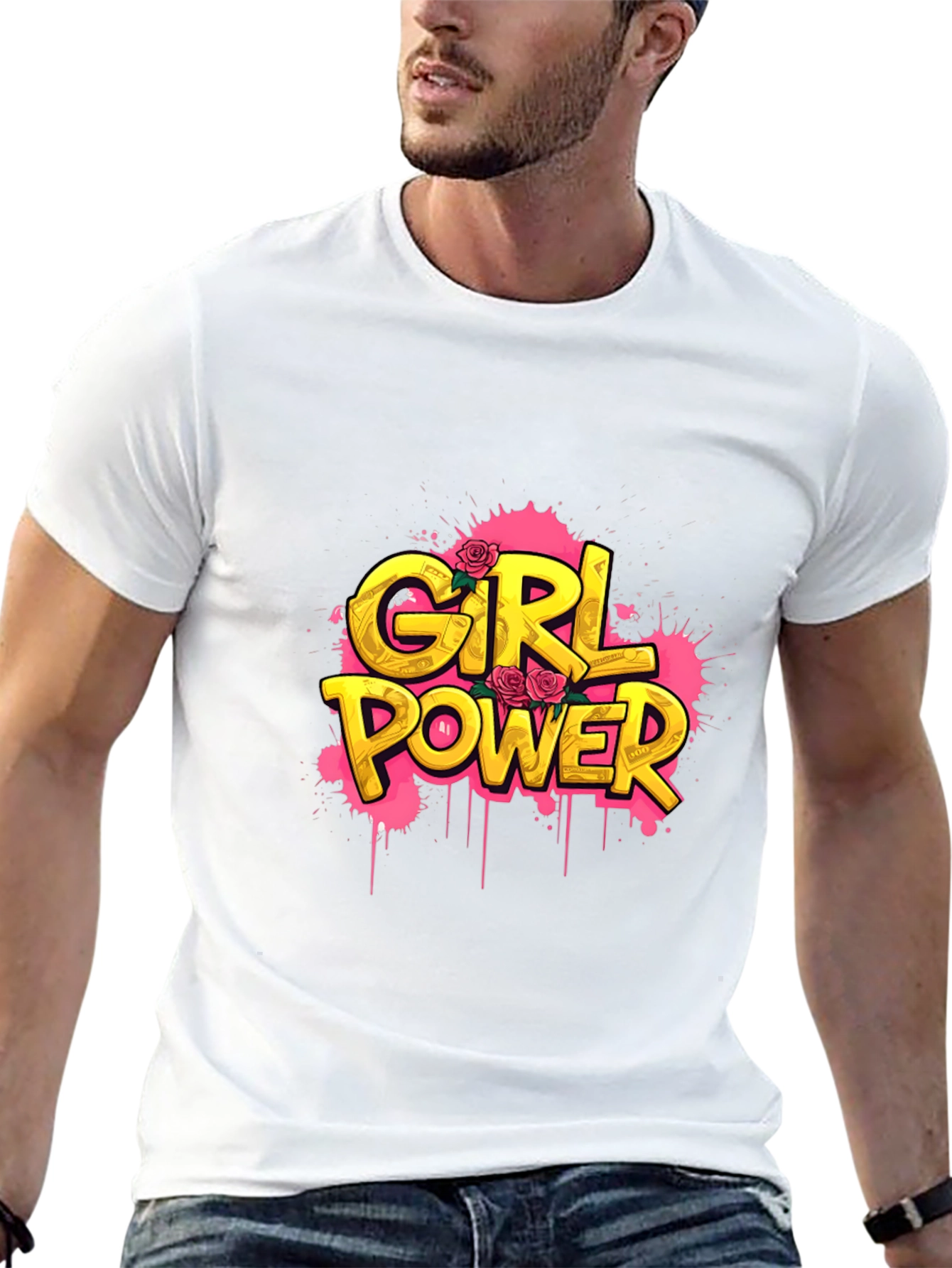 Girl Power Graphic Tee - Bold Statement Shirt