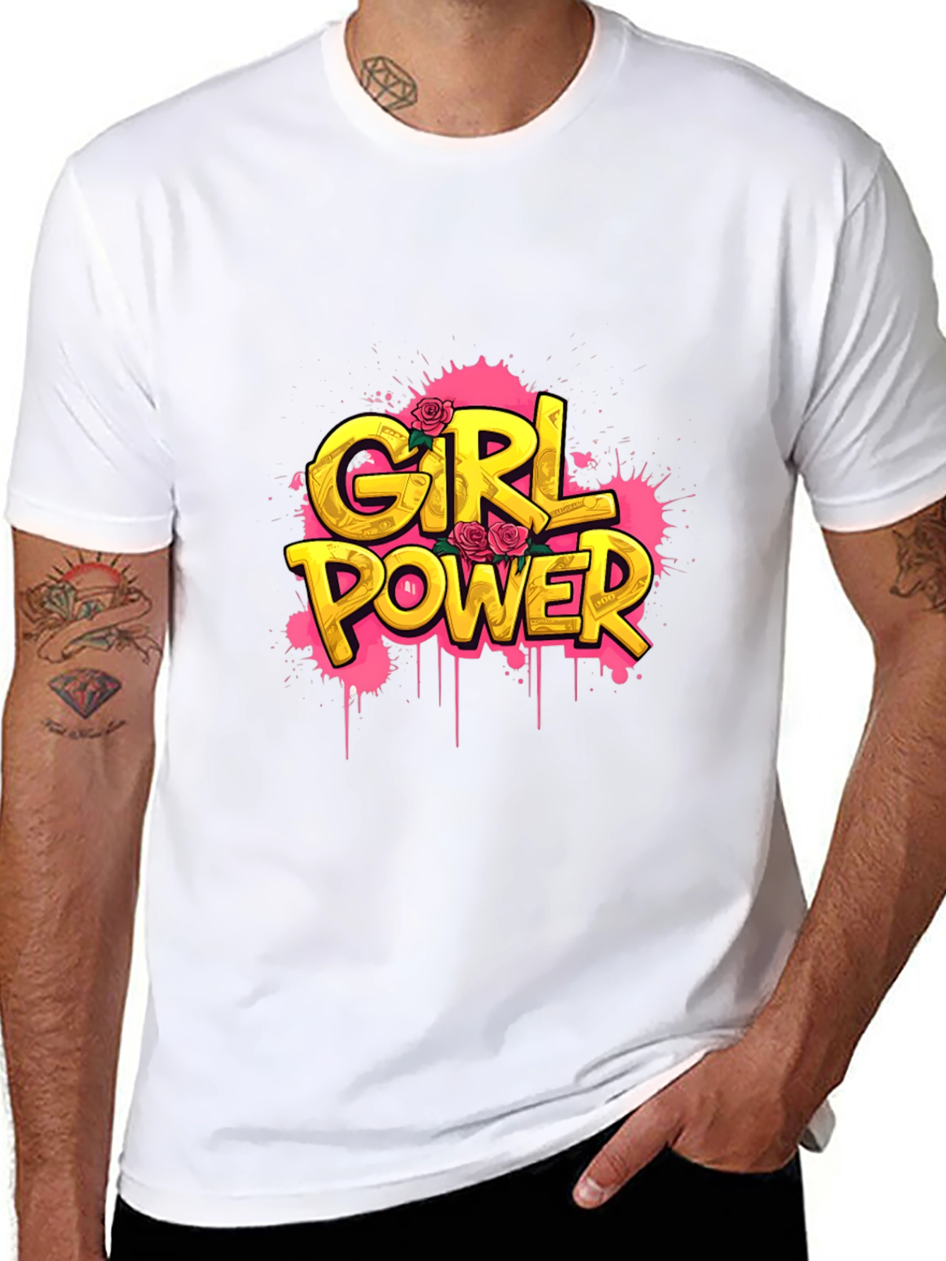 Girl Power Graphic Tee - Bold Statement Shirt
