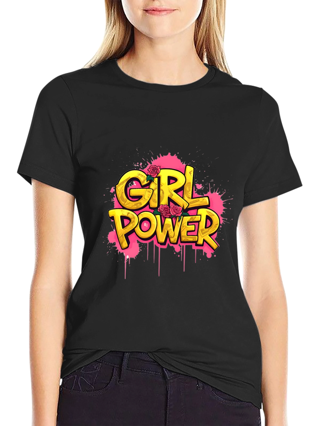 Girl Power Graphic Tee - Bold Statement Shirt