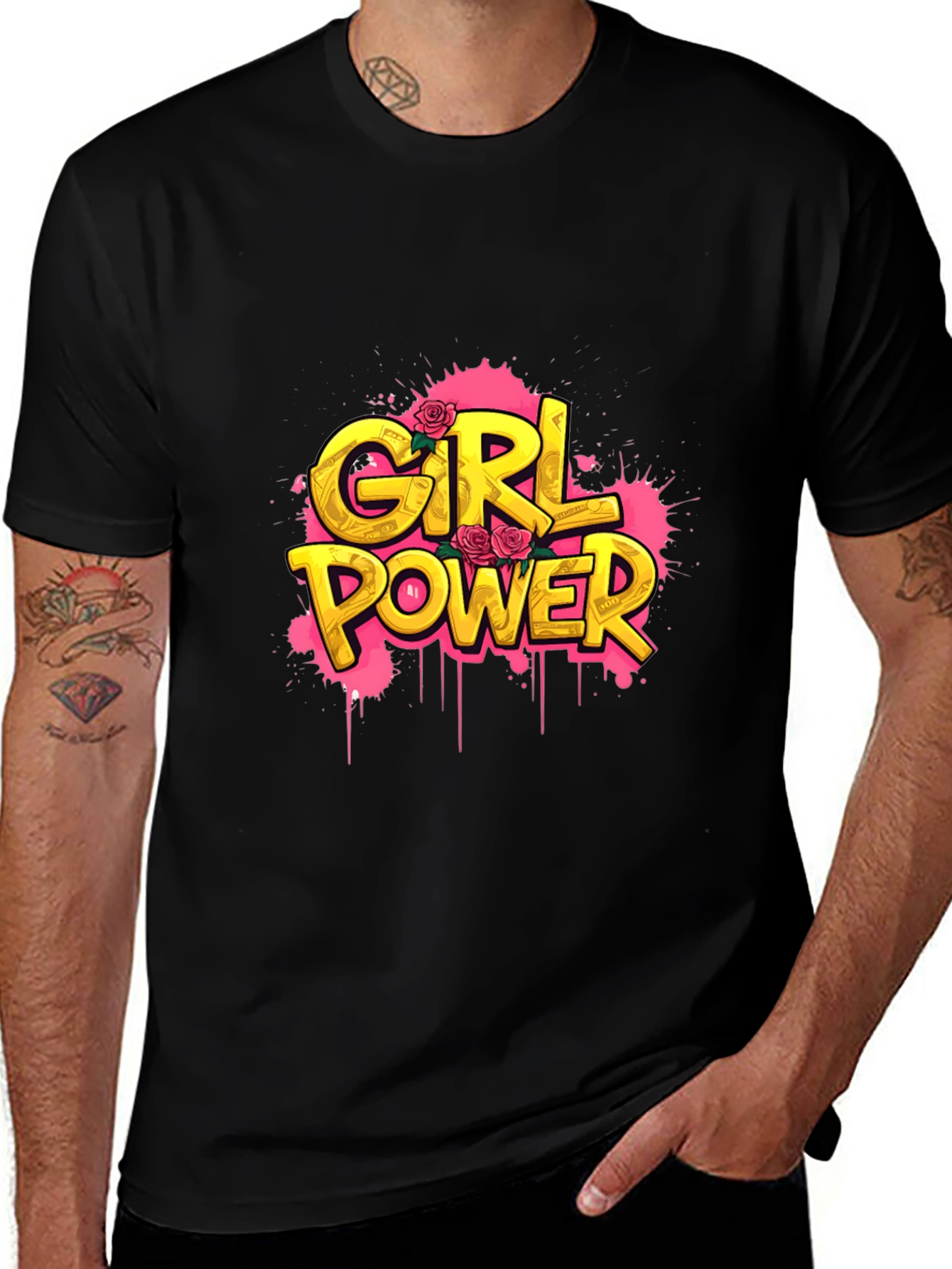 Girl Power Graphic Tee - Bold Statement Shirt