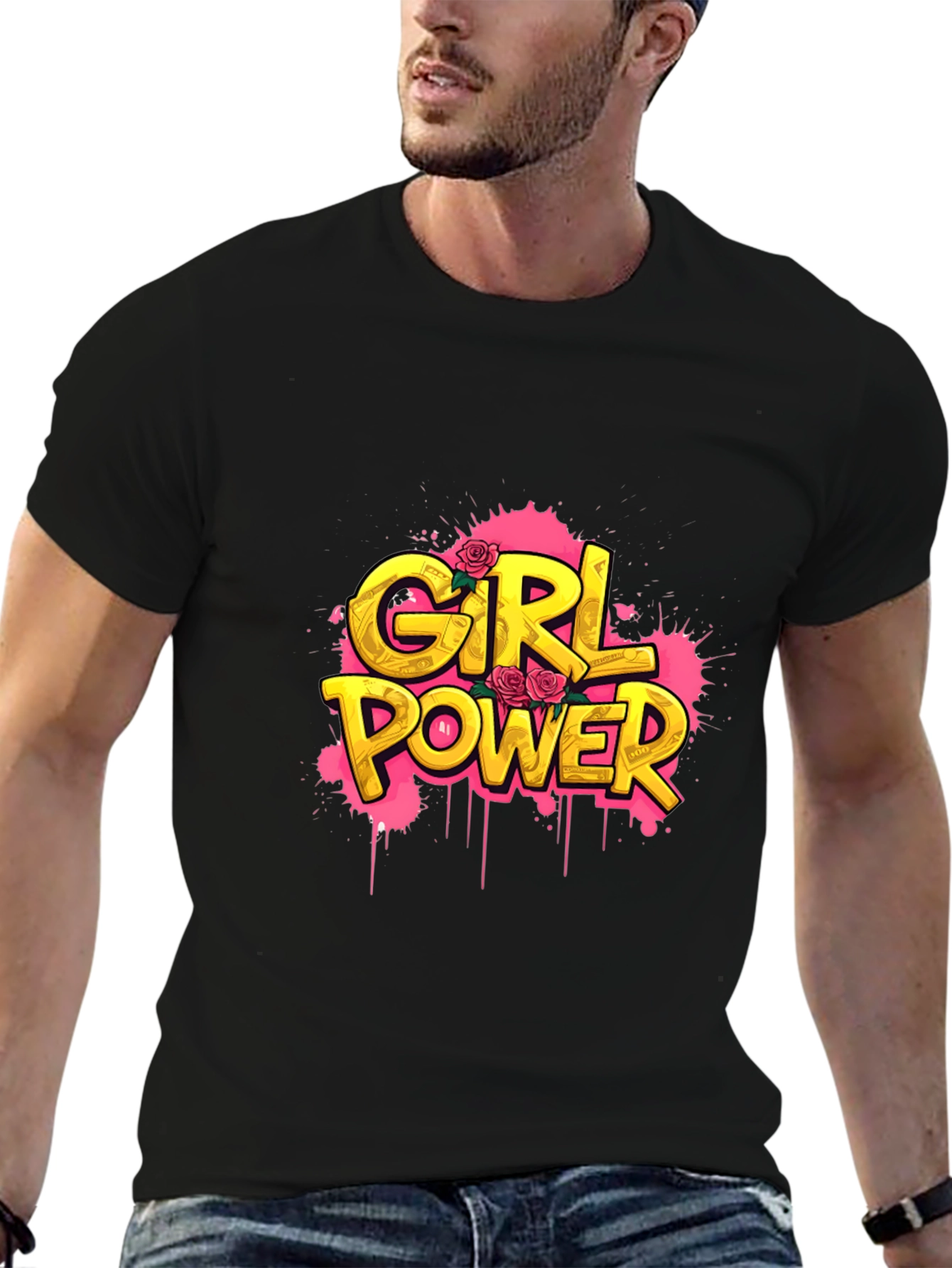 Girl Power Graphic Tee - Bold Statement Shirt
