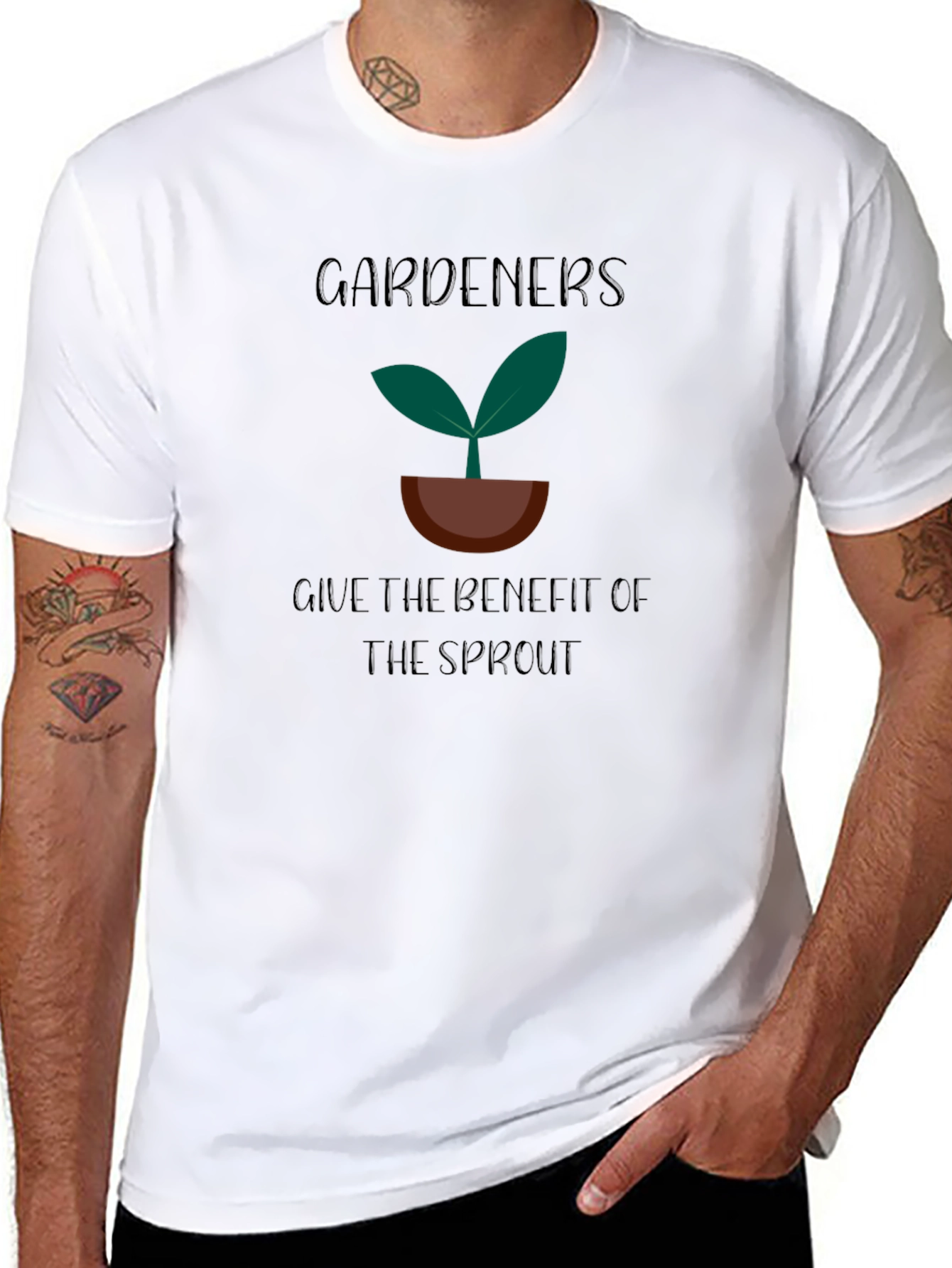 Gardeners Give The Benefit Of The Sprout T-Shirt