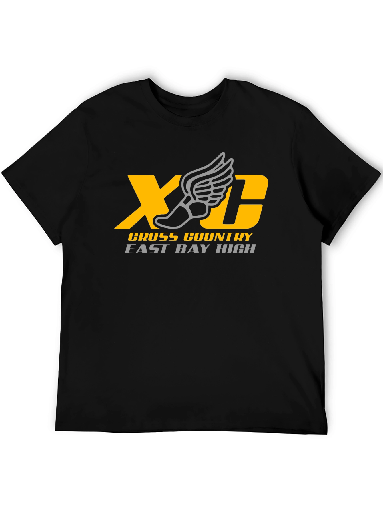 XC Cross Country East Bay High Black T-Shirt