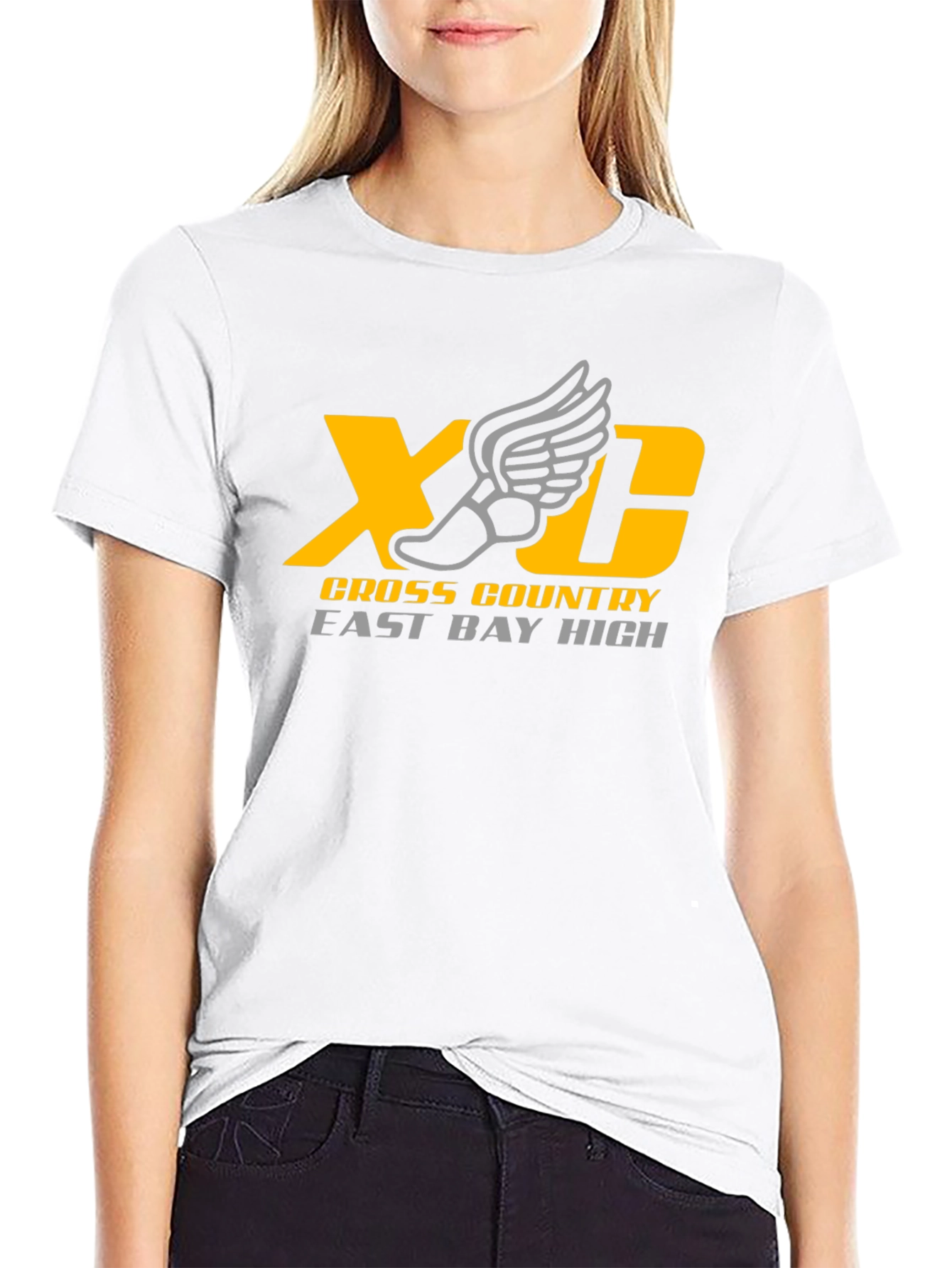 XC Cross Country East Bay High Black T-Shirt