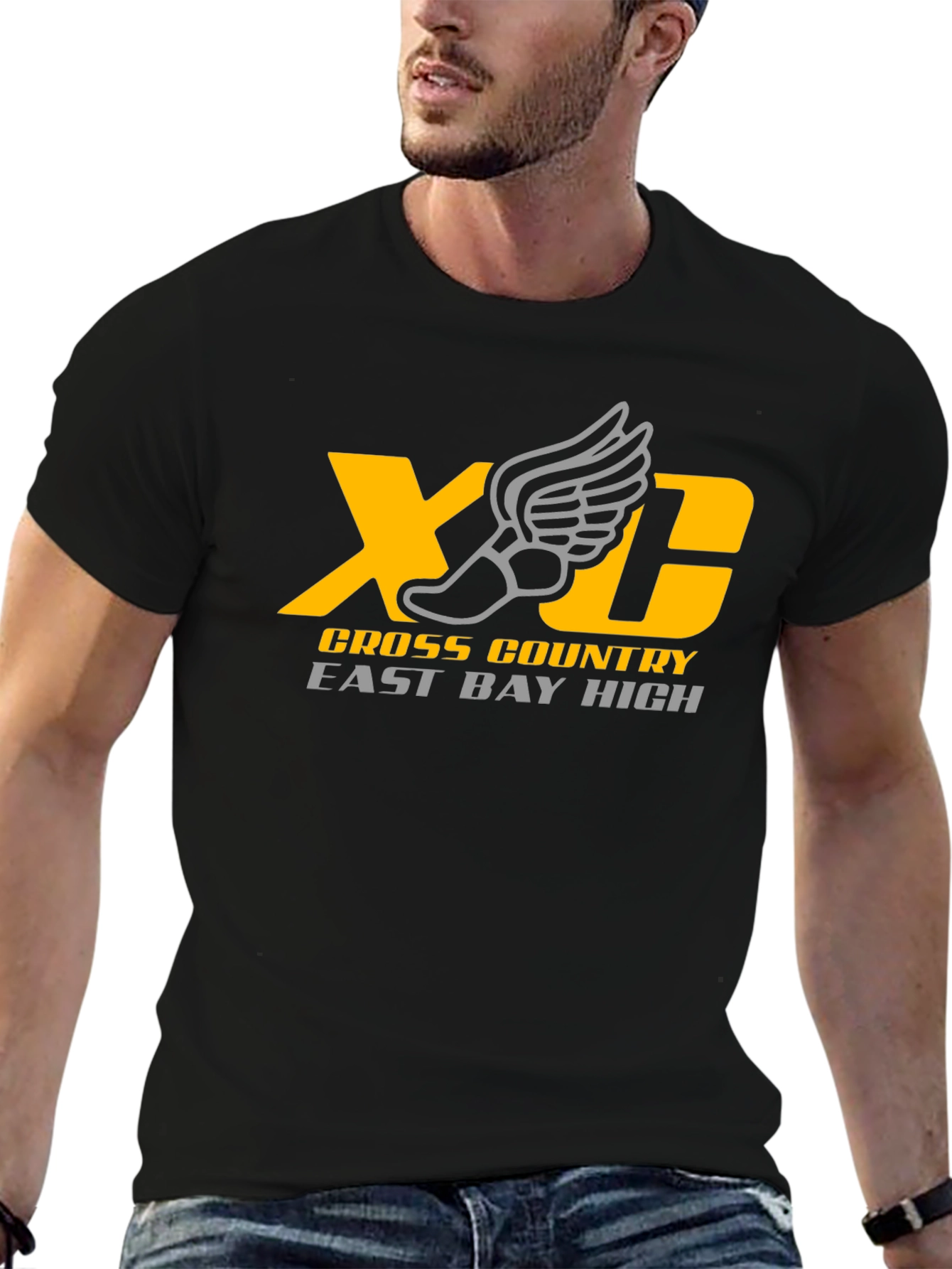 XC Cross Country East Bay High Black T-Shirt