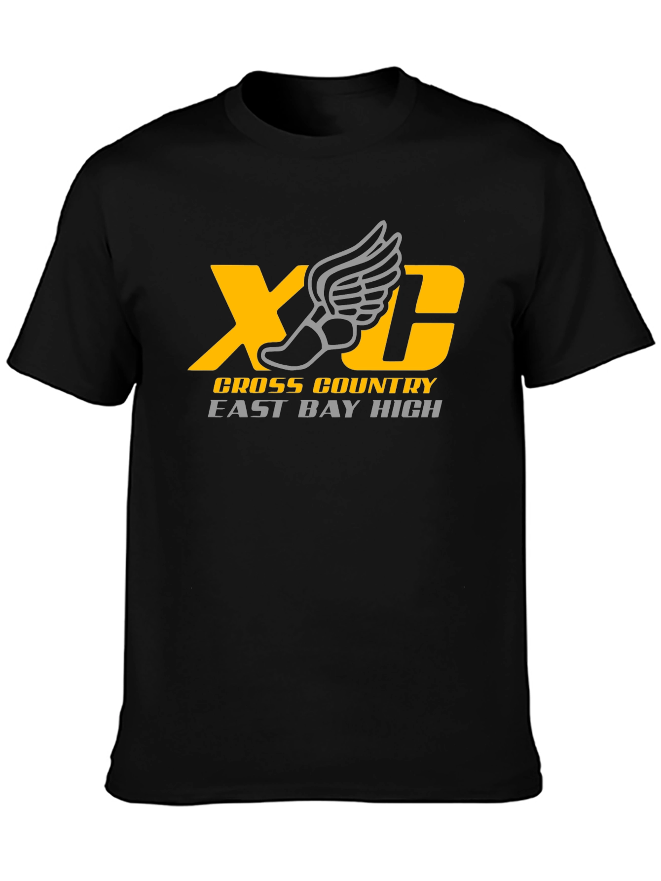 XC Cross Country East Bay High Black T-Shirt