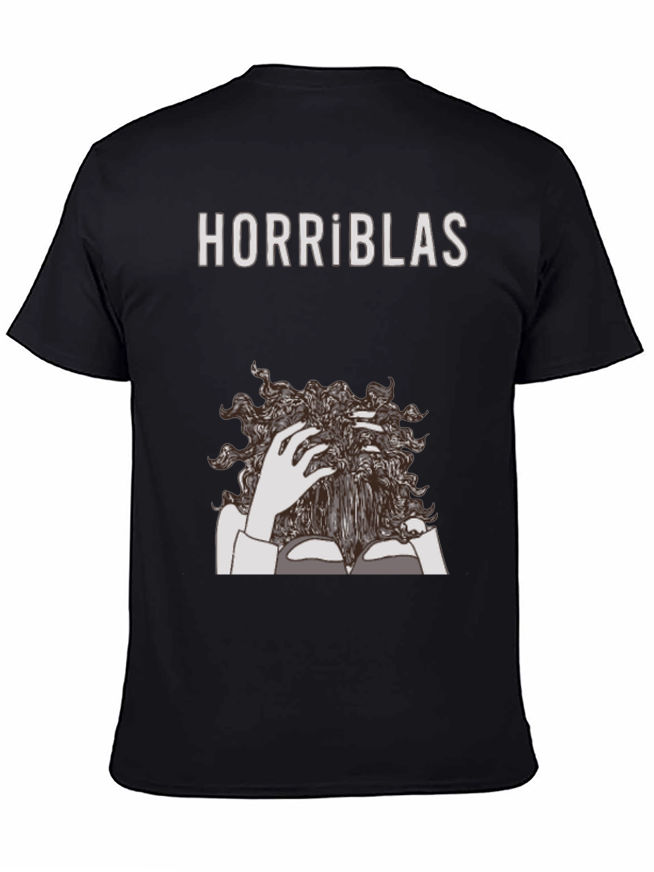 Horriblas Graphic T-Shirt - Unisex Black Tee