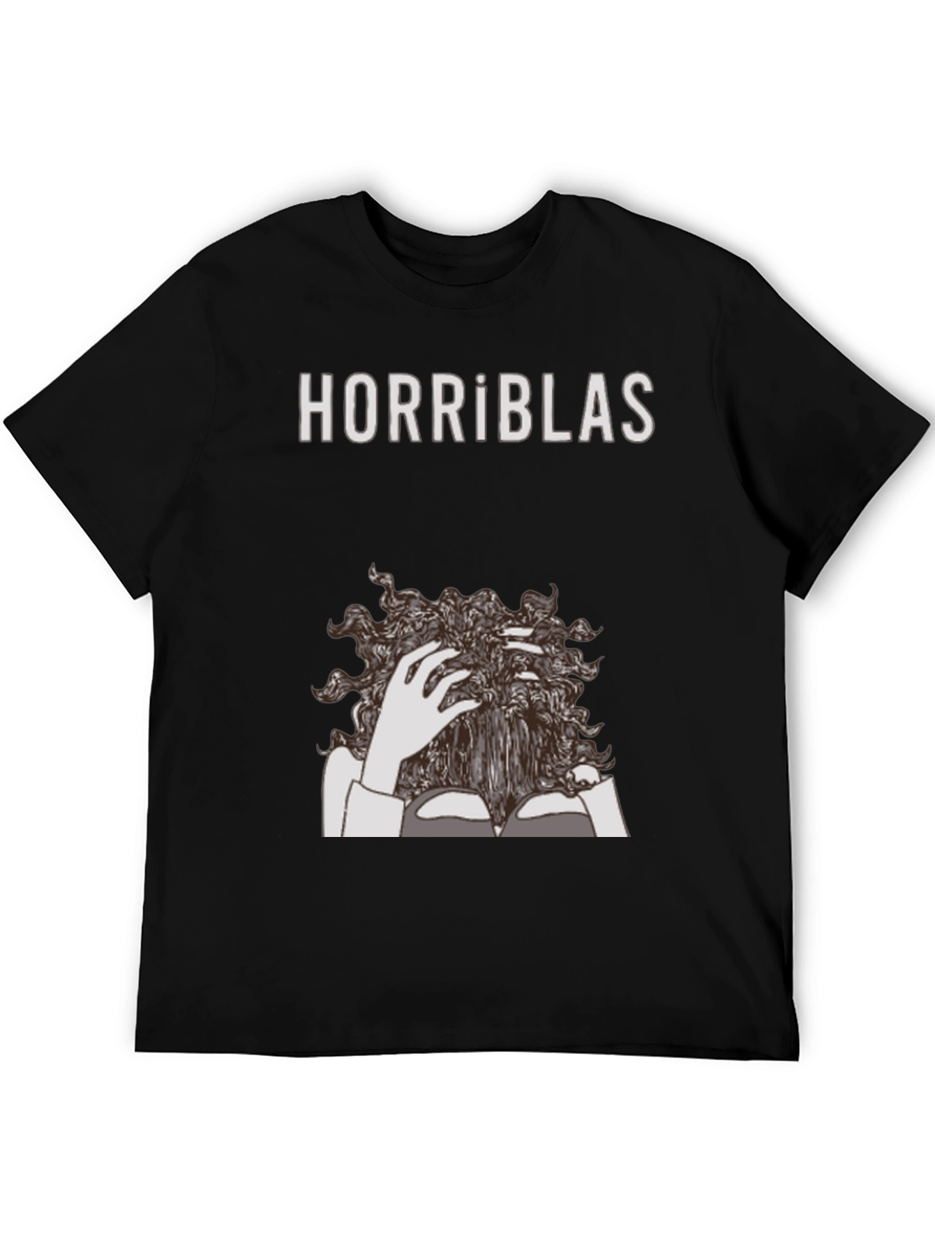 Horriblas Graphic T-Shirt - Unisex Black Tee