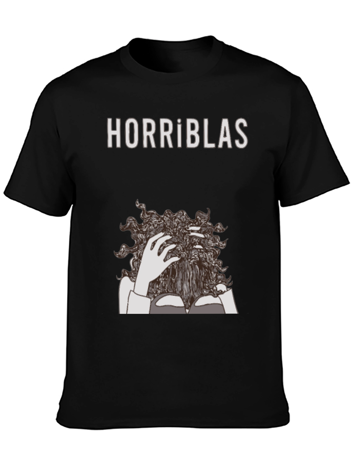 Horriblas Graphic T-Shirt - Unisex Black Tee