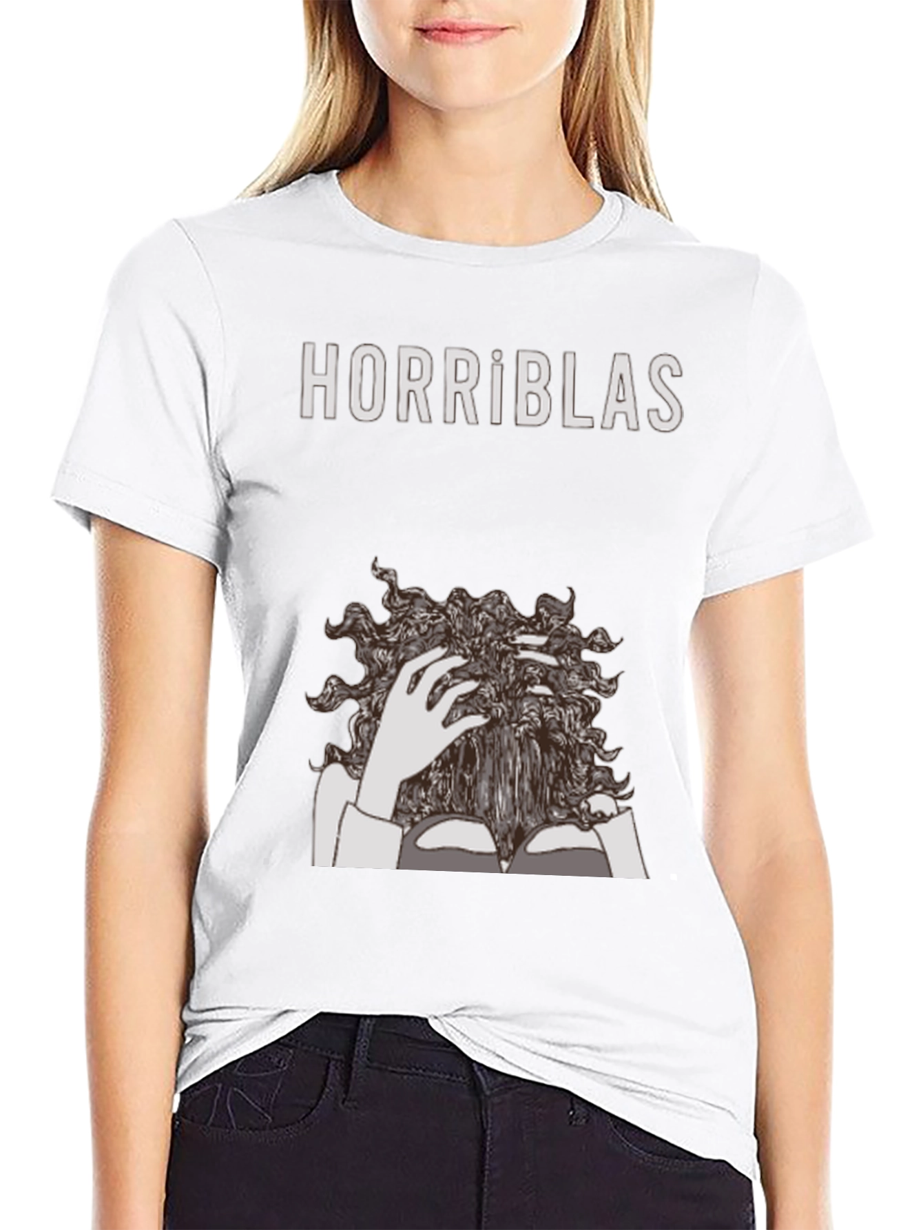 Horriblas Graphic T-Shirt - Unisex Black Tee