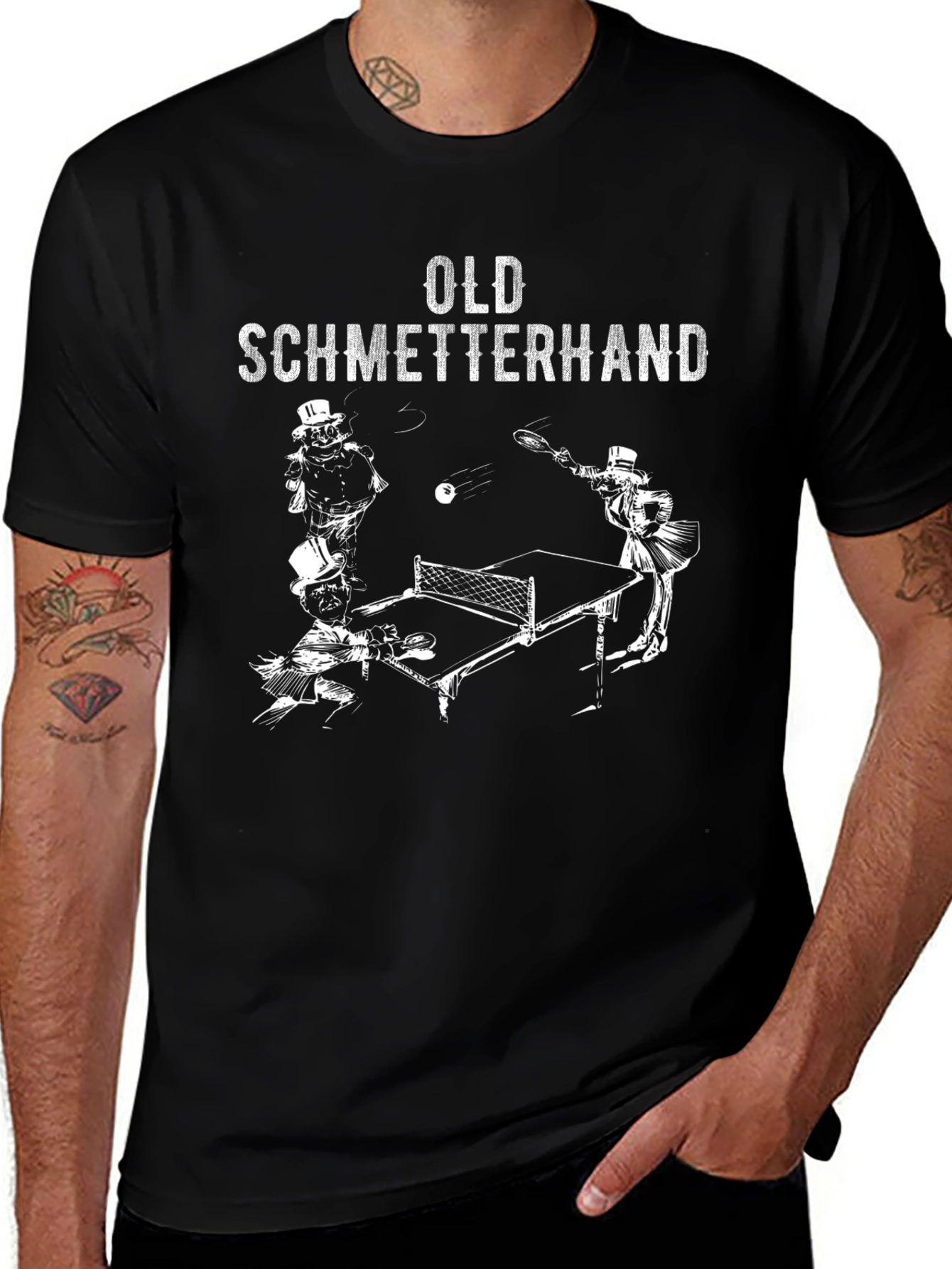 Old Schmetterhand Table Tennis T-Shirt