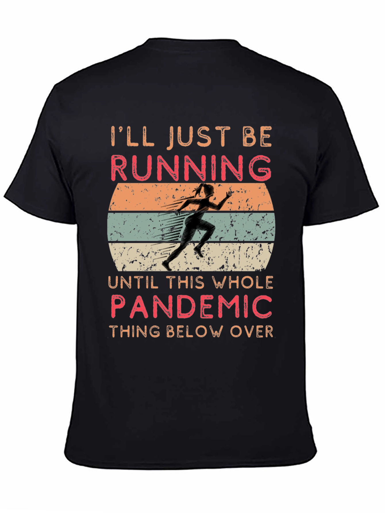 Funny Pandemic Running T-Shirt