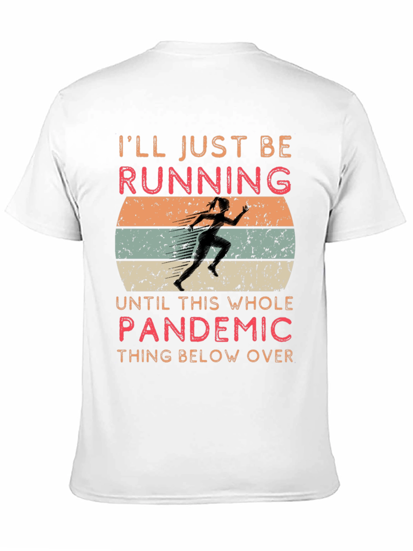 Funny Pandemic Running T-Shirt