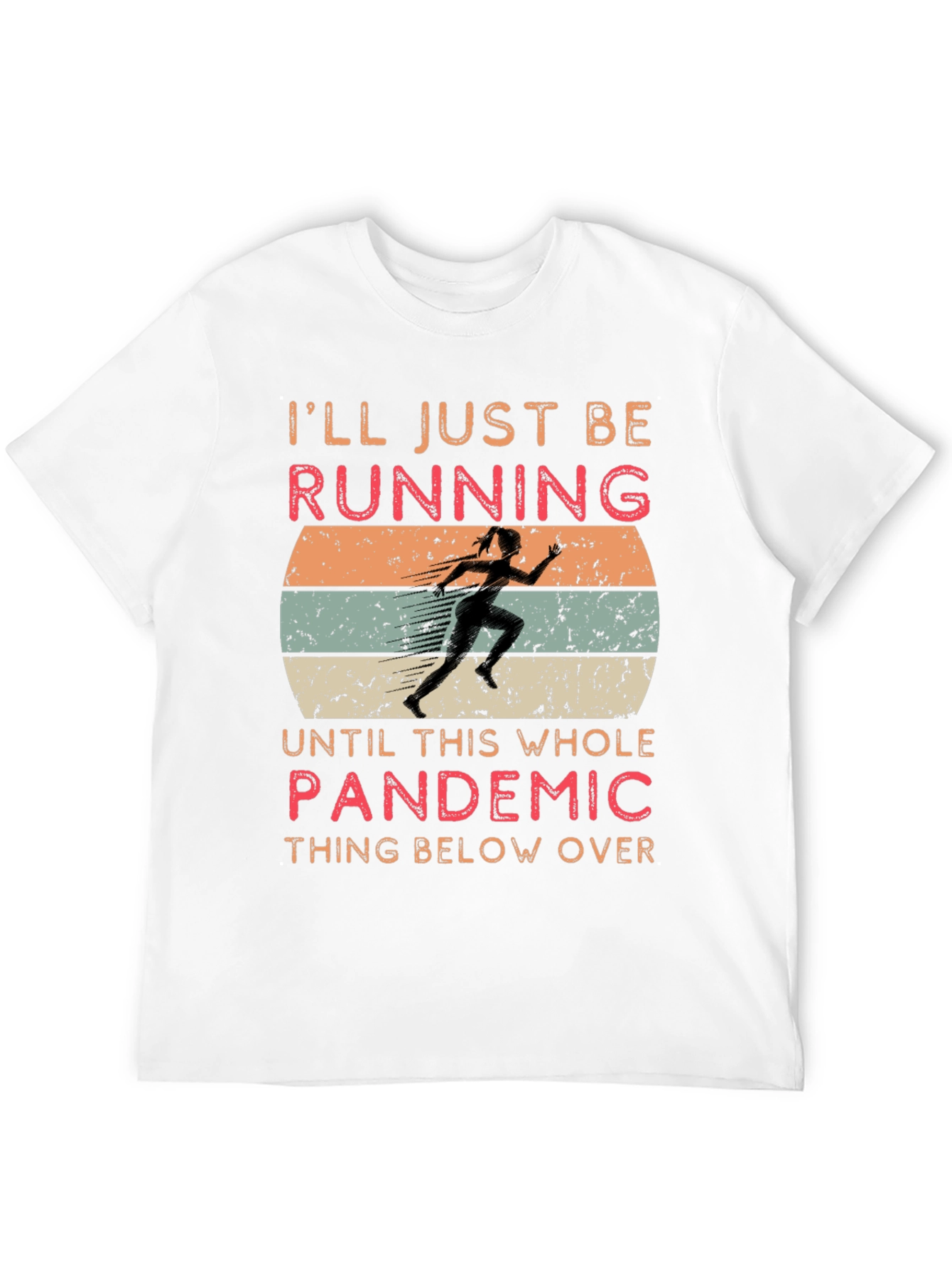 Funny Pandemic Running T-Shirt