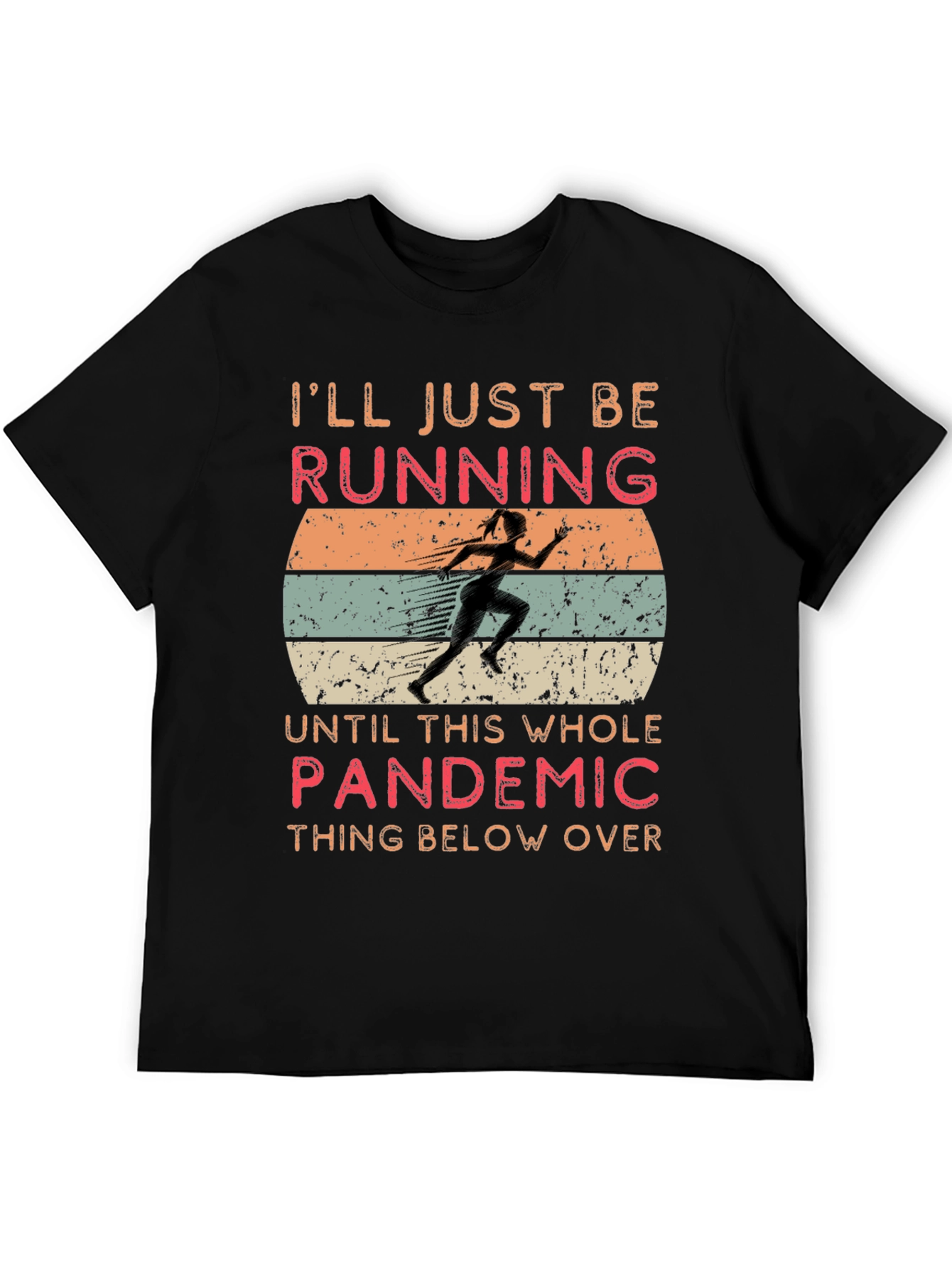 Funny Pandemic Running T-Shirt