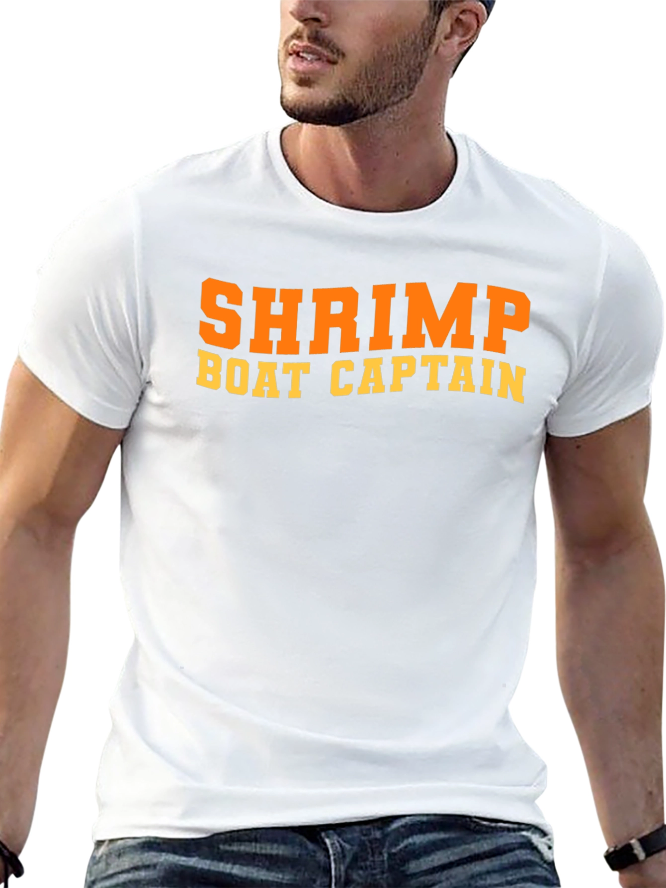 Shrimp Boat Captain Graphic T-Shirt