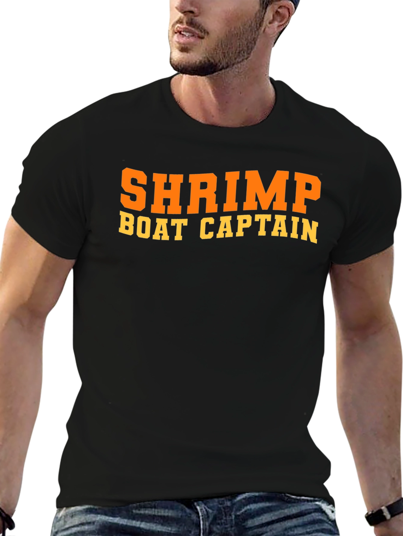Shrimp Boat Captain Graphic T-Shirt