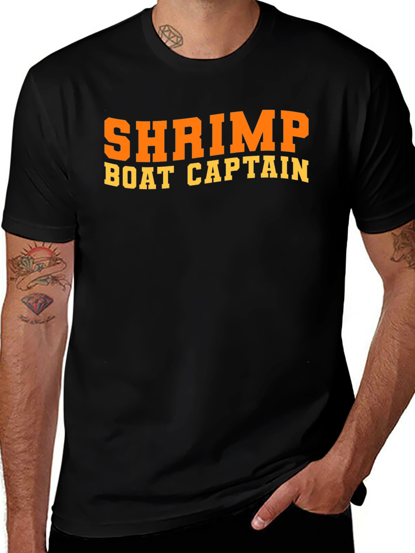 Shrimp Boat Captain Graphic T-Shirt
