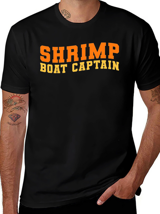Shrimp Boat Captain Graphic T-Shirt
