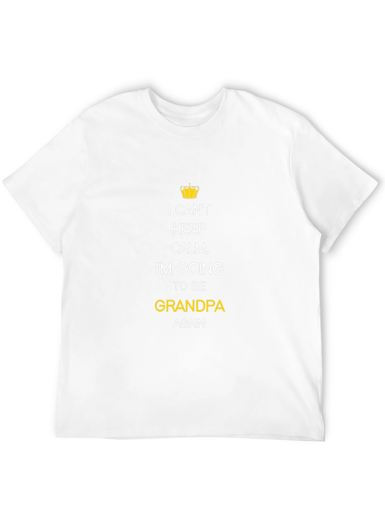 Grandpa Again T-Shirt - New Grandparent Announcement