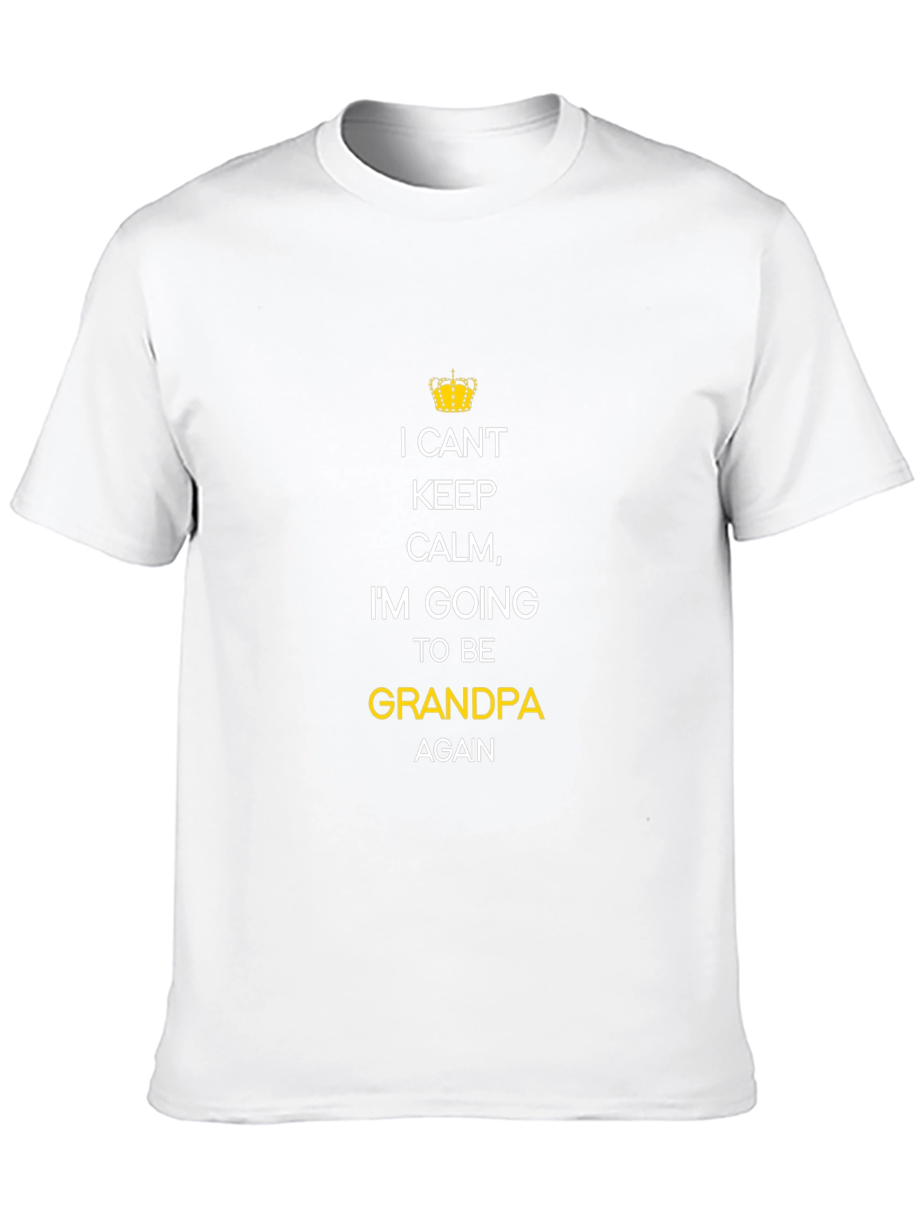 Grandpa Again T-Shirt - New Grandparent Announcement