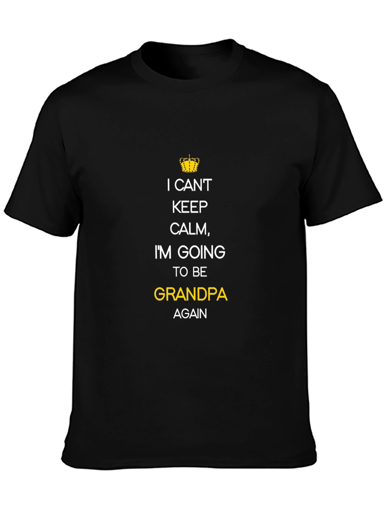 Grandpa Again T-Shirt - New Grandparent Announcement