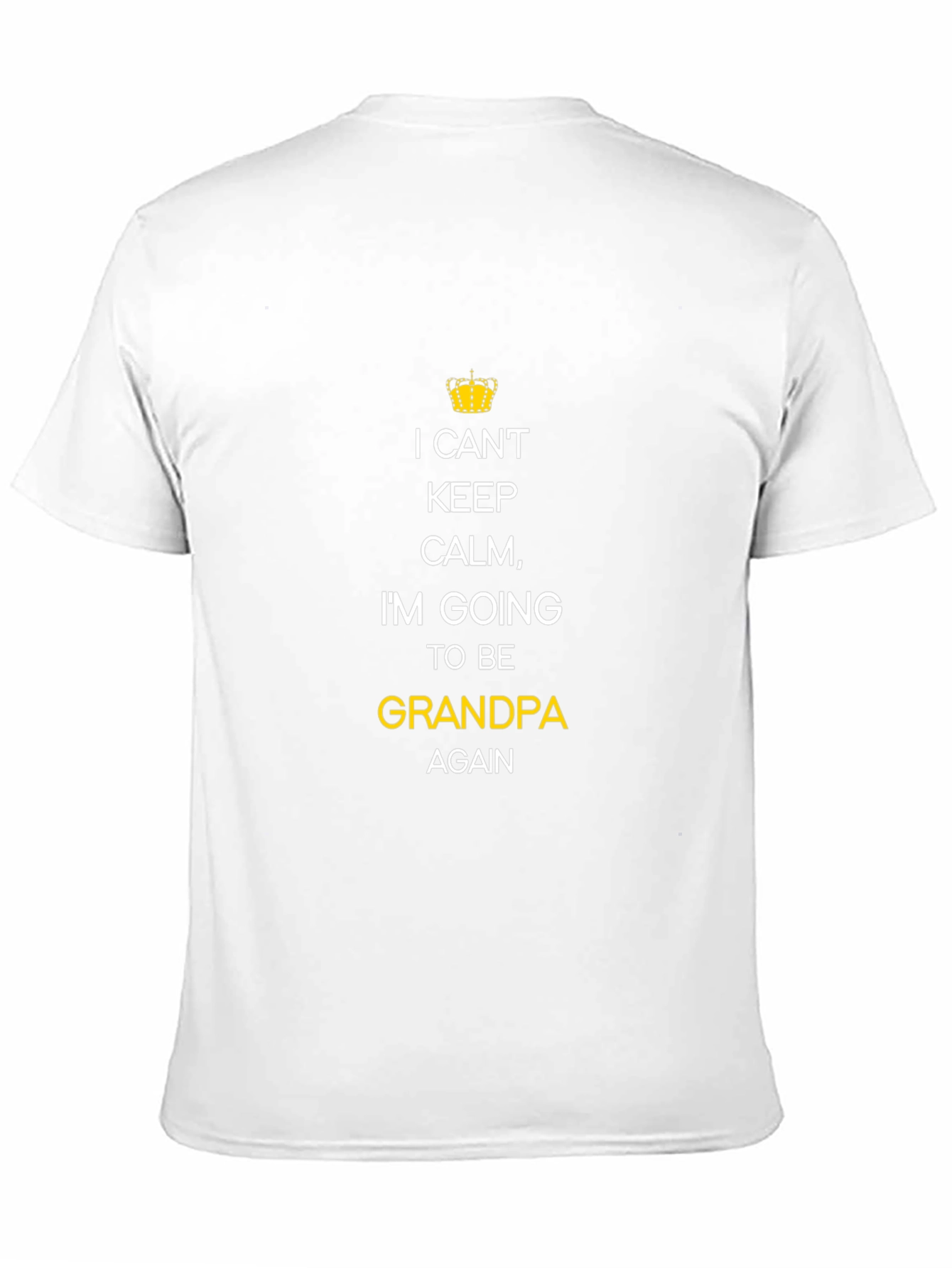 Grandpa Again T-Shirt - New Grandparent Announcement