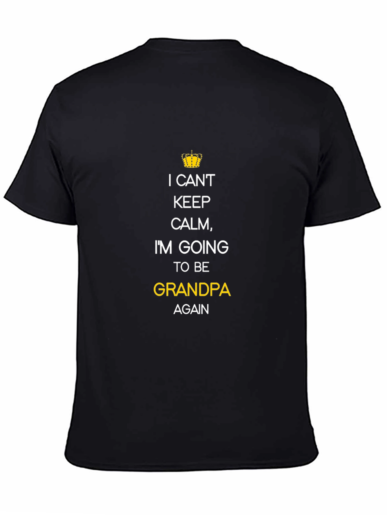 Grandpa Again T-Shirt - New Grandparent Announcement
