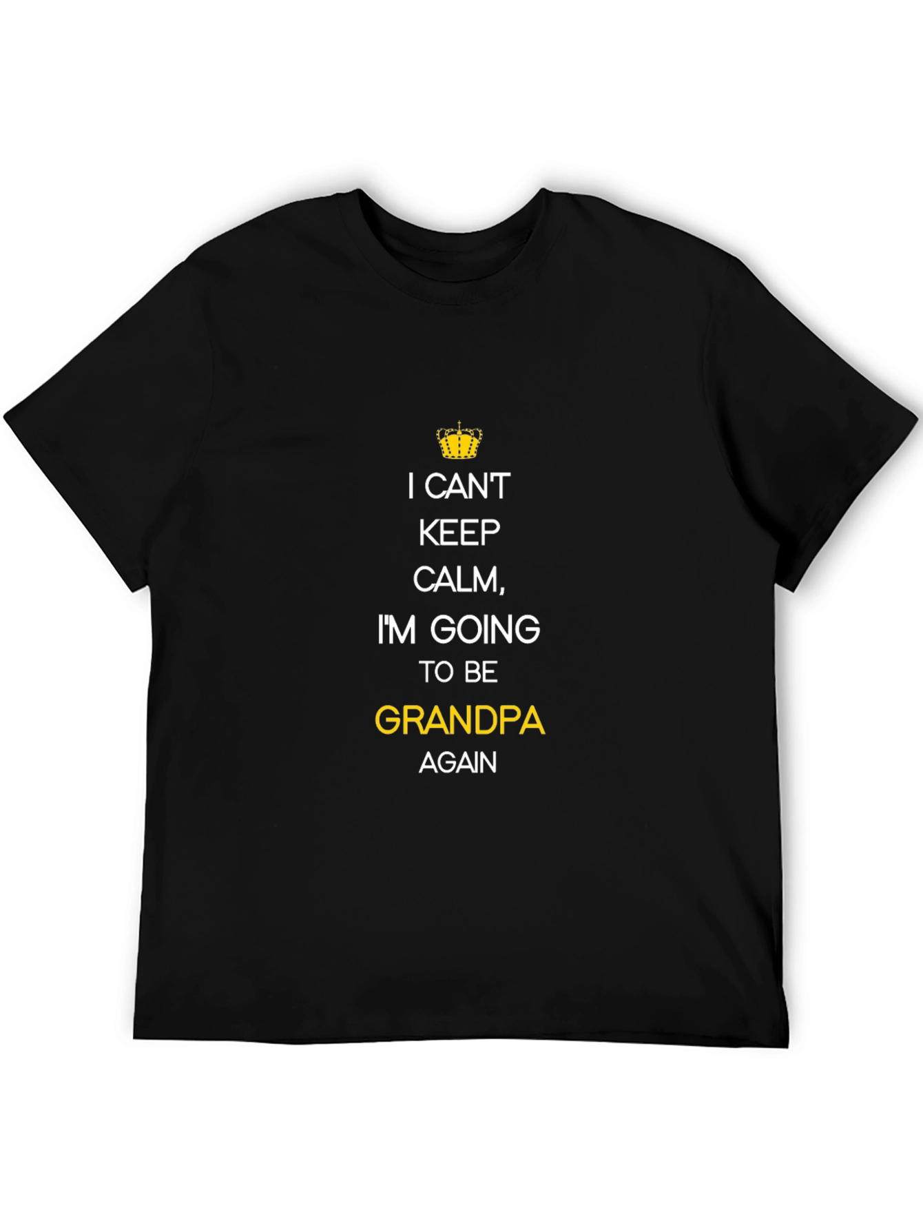 Grandpa Again T-Shirt - New Grandparent Announcement