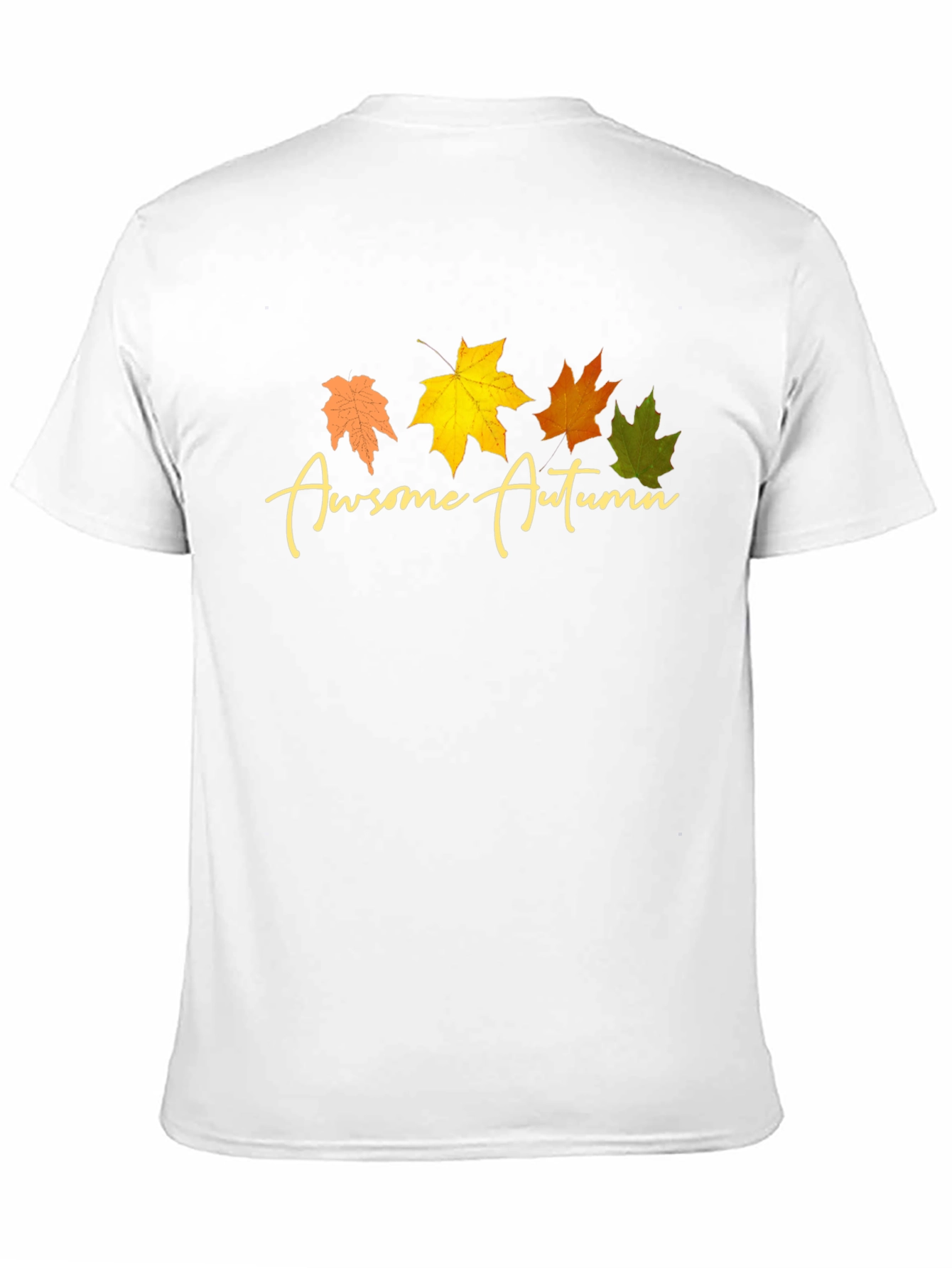 Awesome Autumn Leaves Graphic T-Shirt