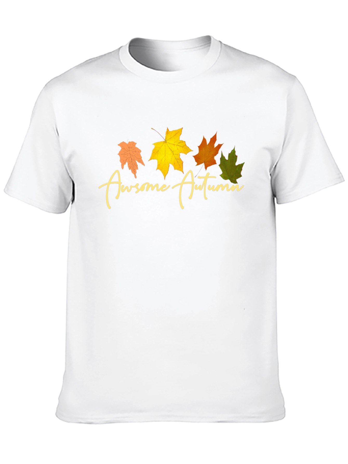 Awesome Autumn Leaves Graphic T-Shirt