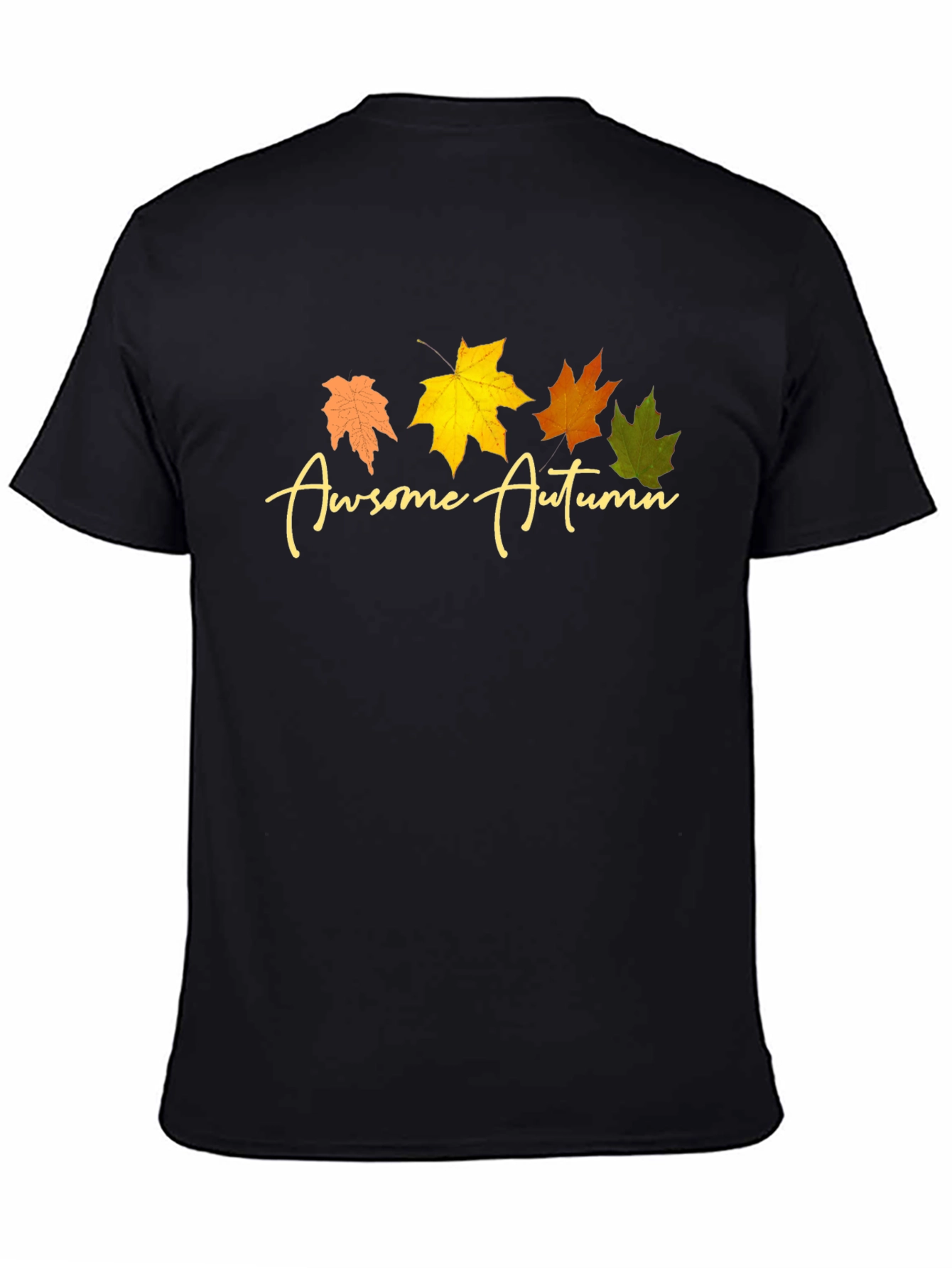 Awesome Autumn Leaves Graphic T-Shirt