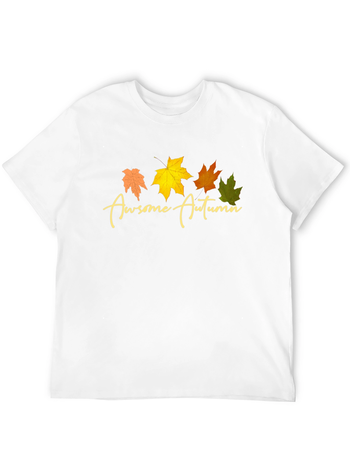 Awesome Autumn Leaves Graphic T-Shirt