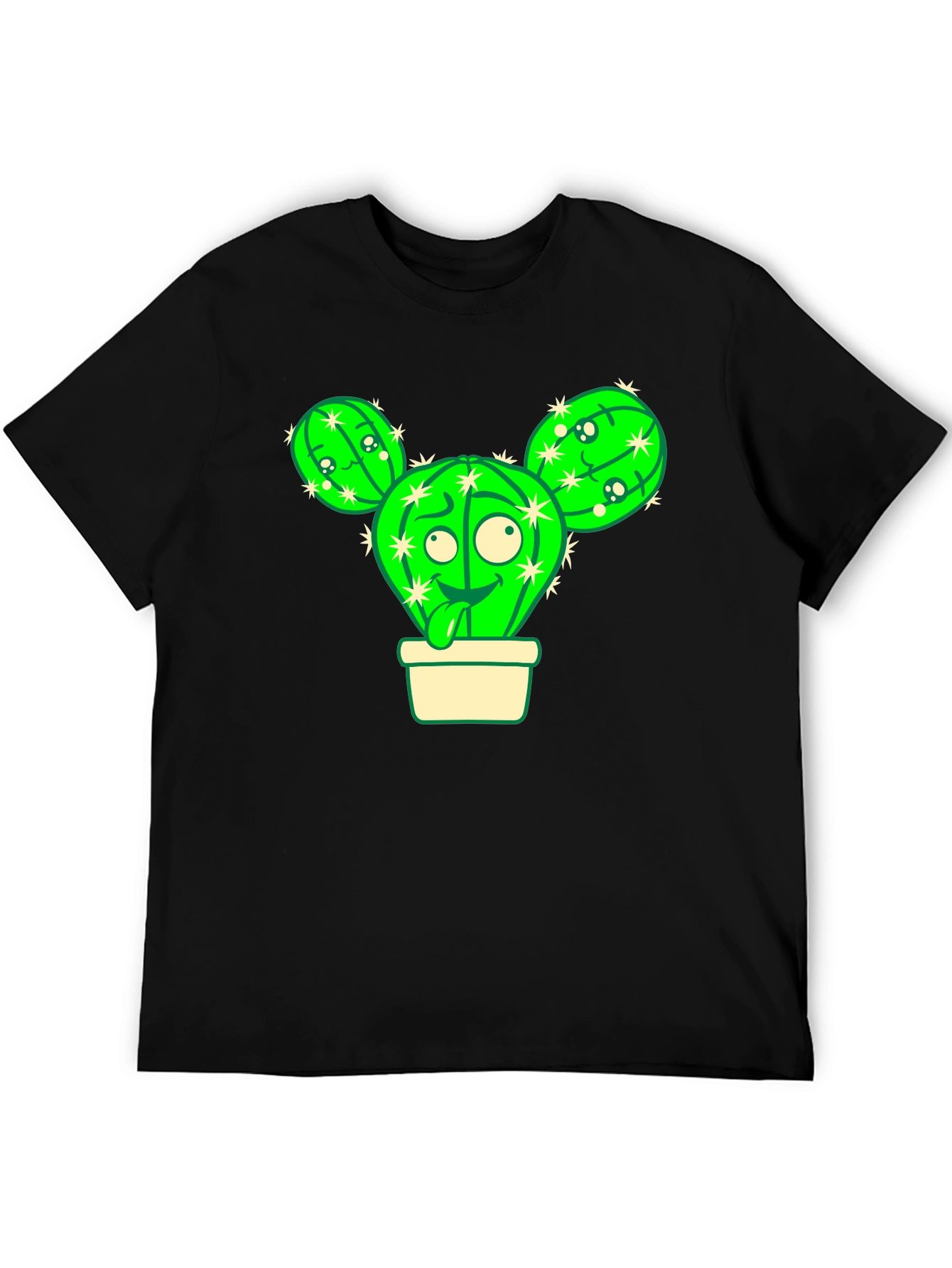 Cartoon Cactus T-Shirt