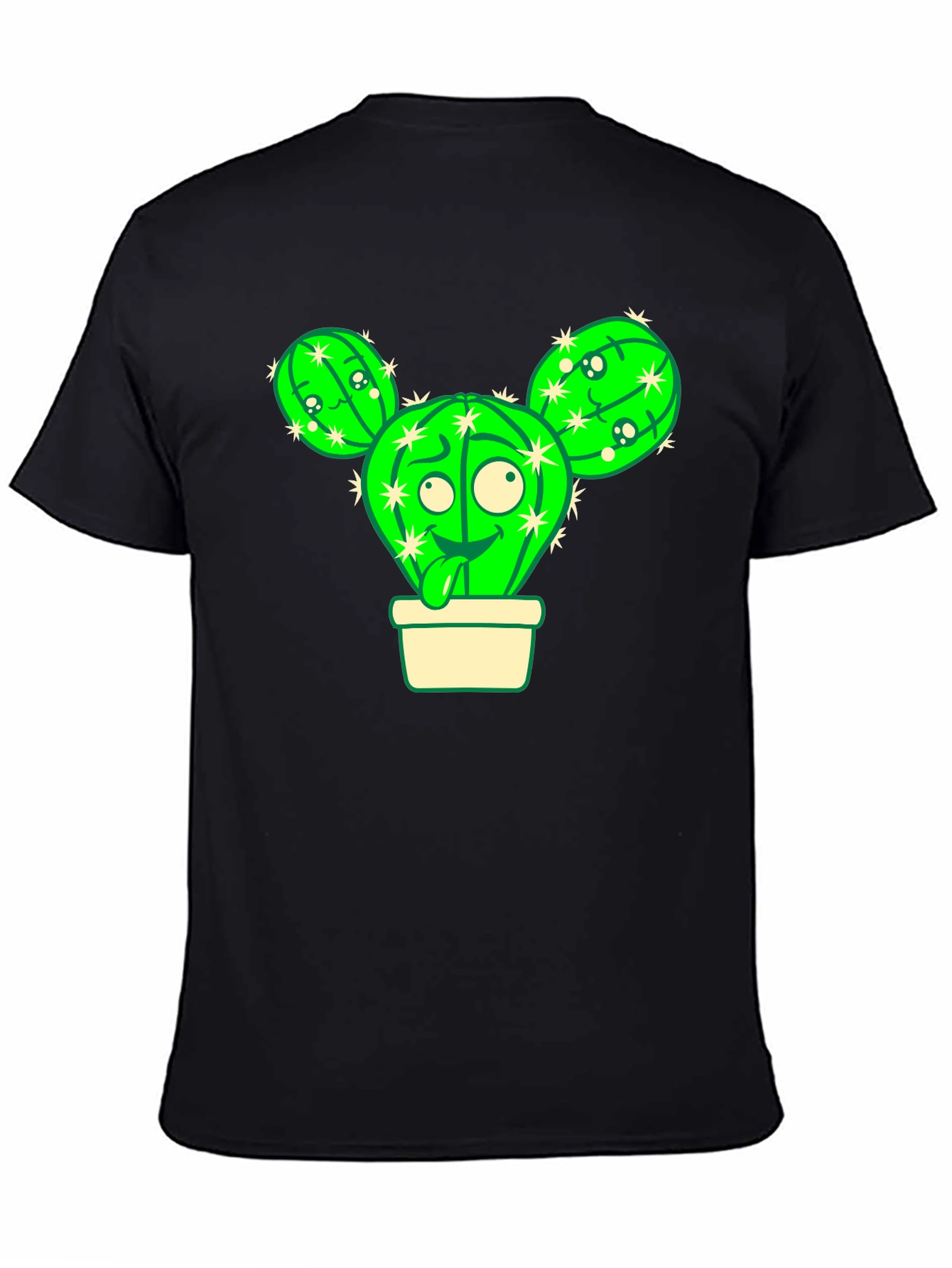 Cartoon Cactus T-Shirt