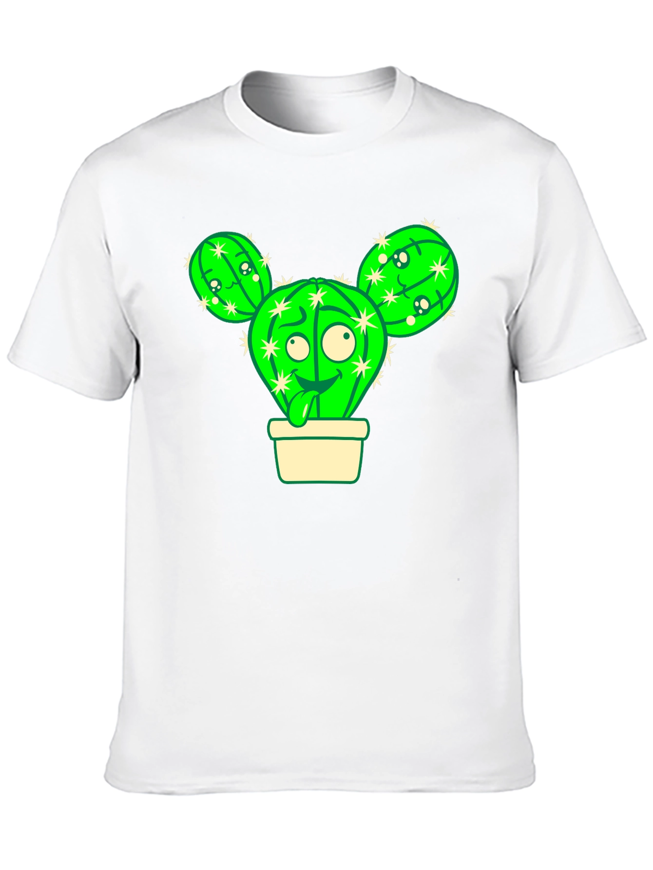 Cartoon Cactus T-Shirt
