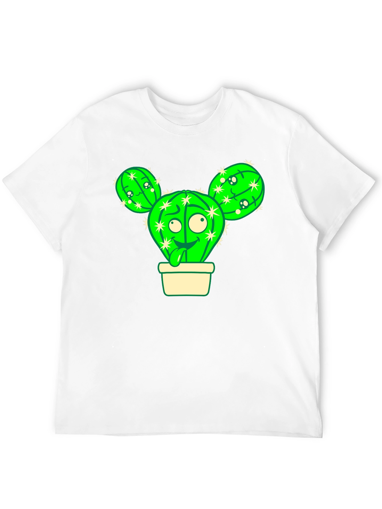 Cartoon Cactus T-Shirt