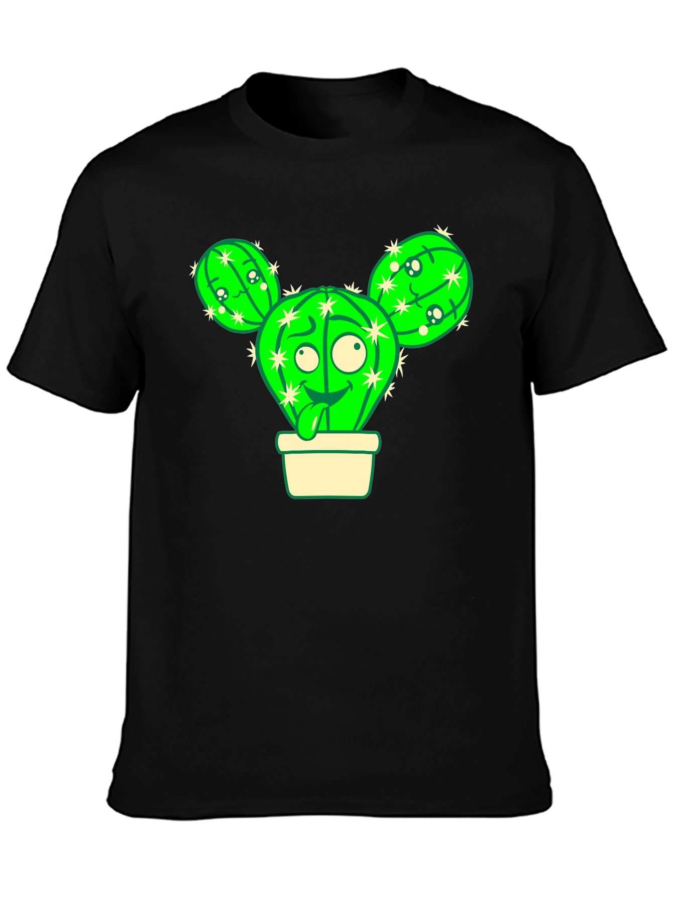 Cartoon Cactus T-Shirt
