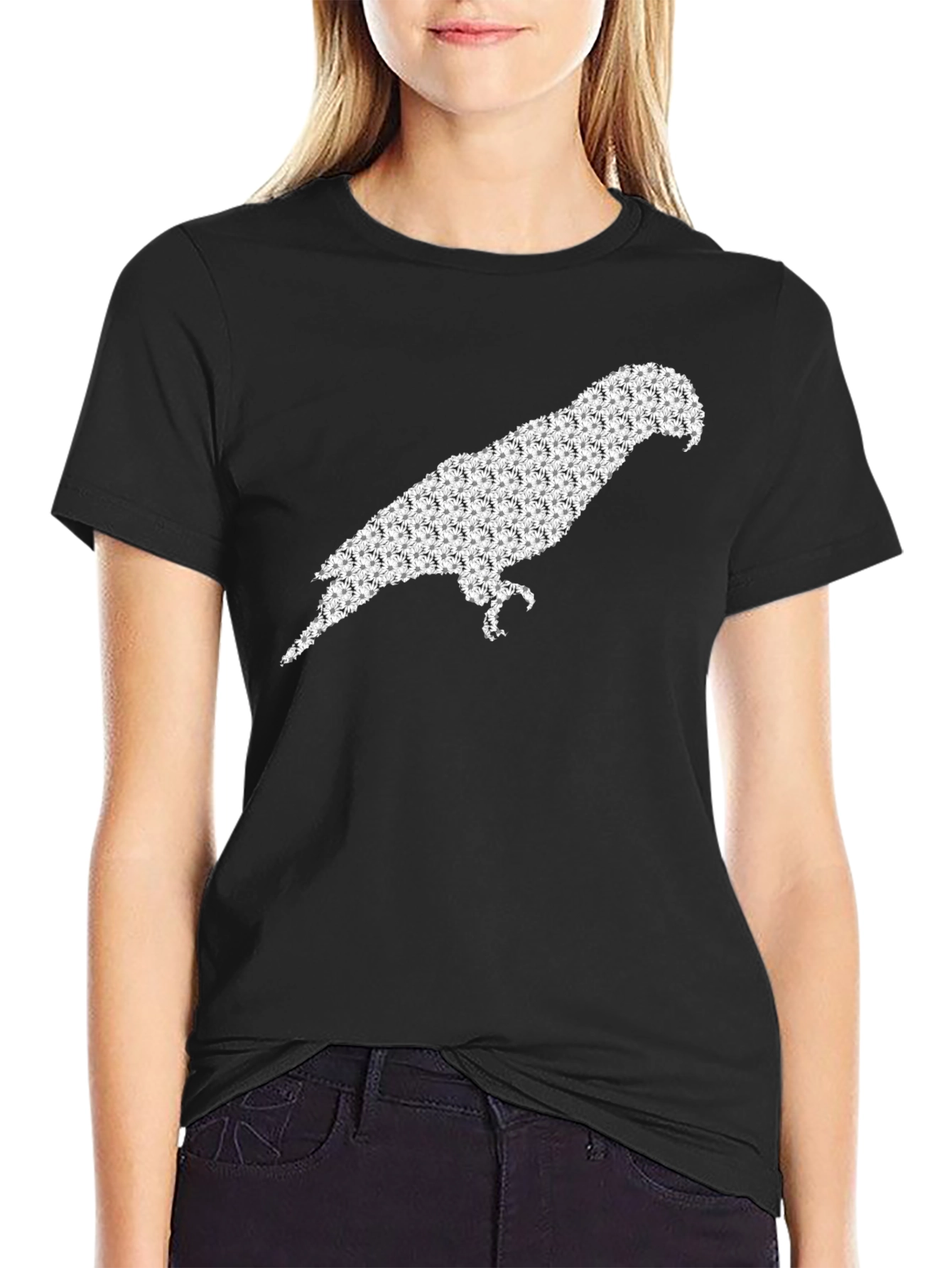 Parrot Silhouette T-Shirt - Stylish Graphic Tee