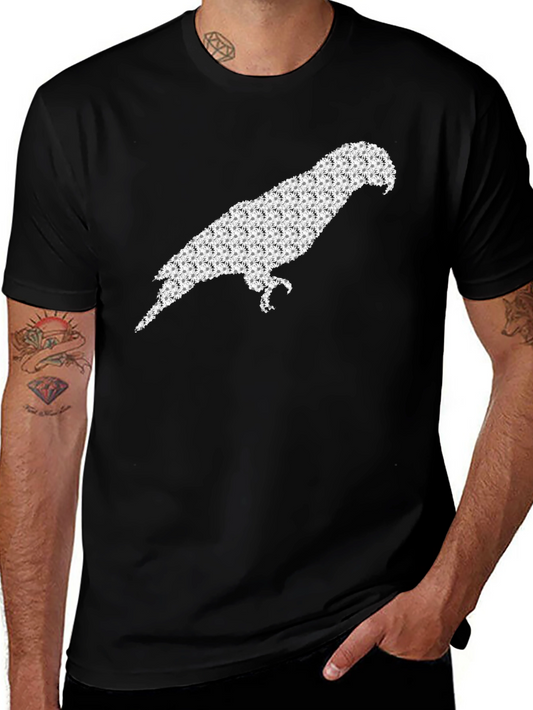 Parrot Silhouette T-Shirt - Stylish Graphic Tee