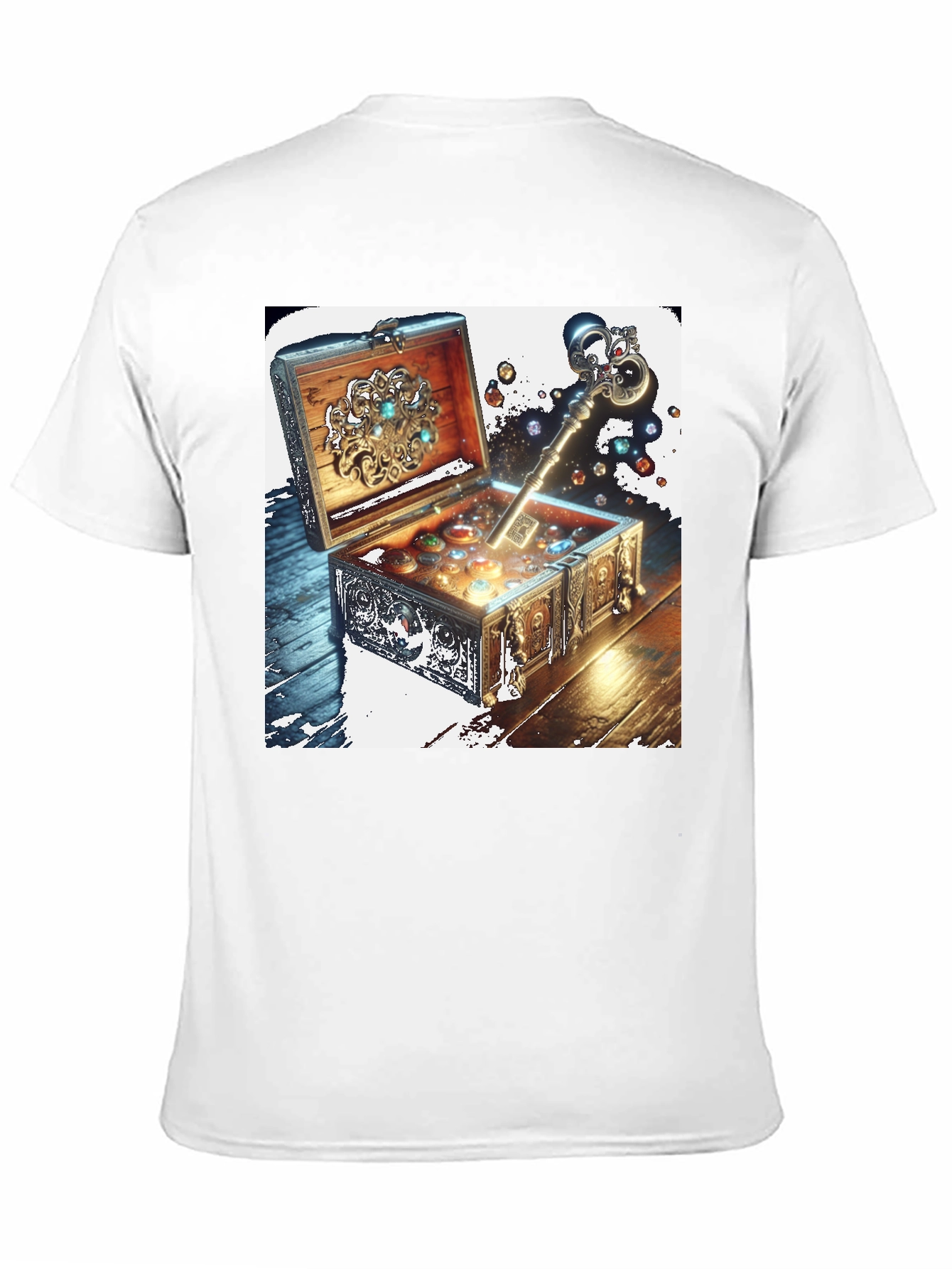 Treasure Key Black Tee