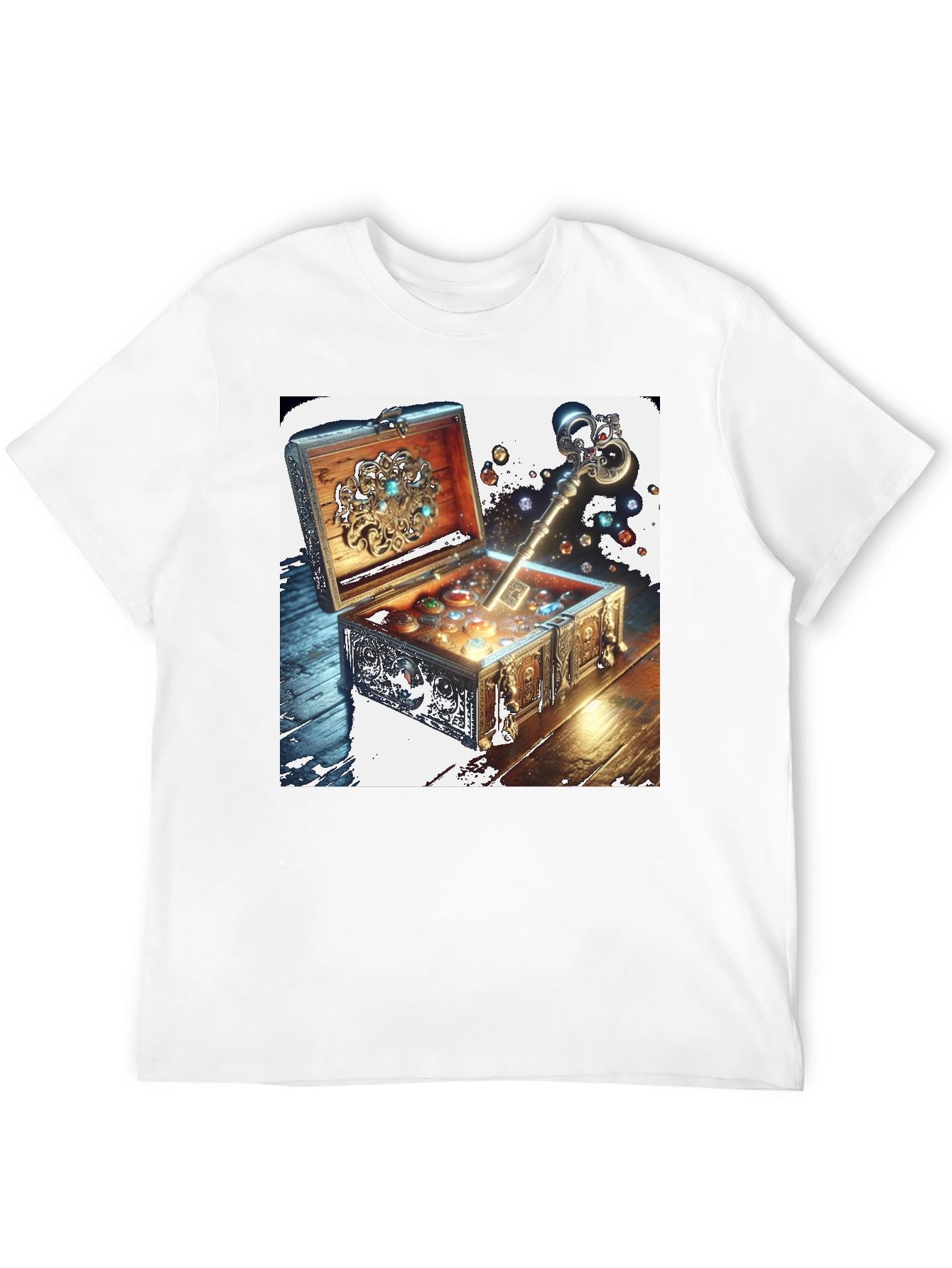 Treasure Key Black Tee